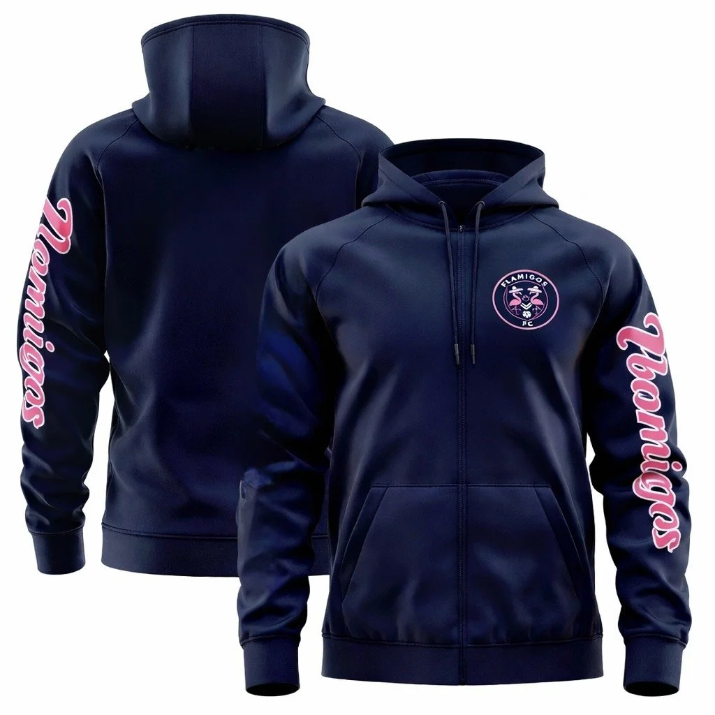 Full-Zip Athletic Hoodie