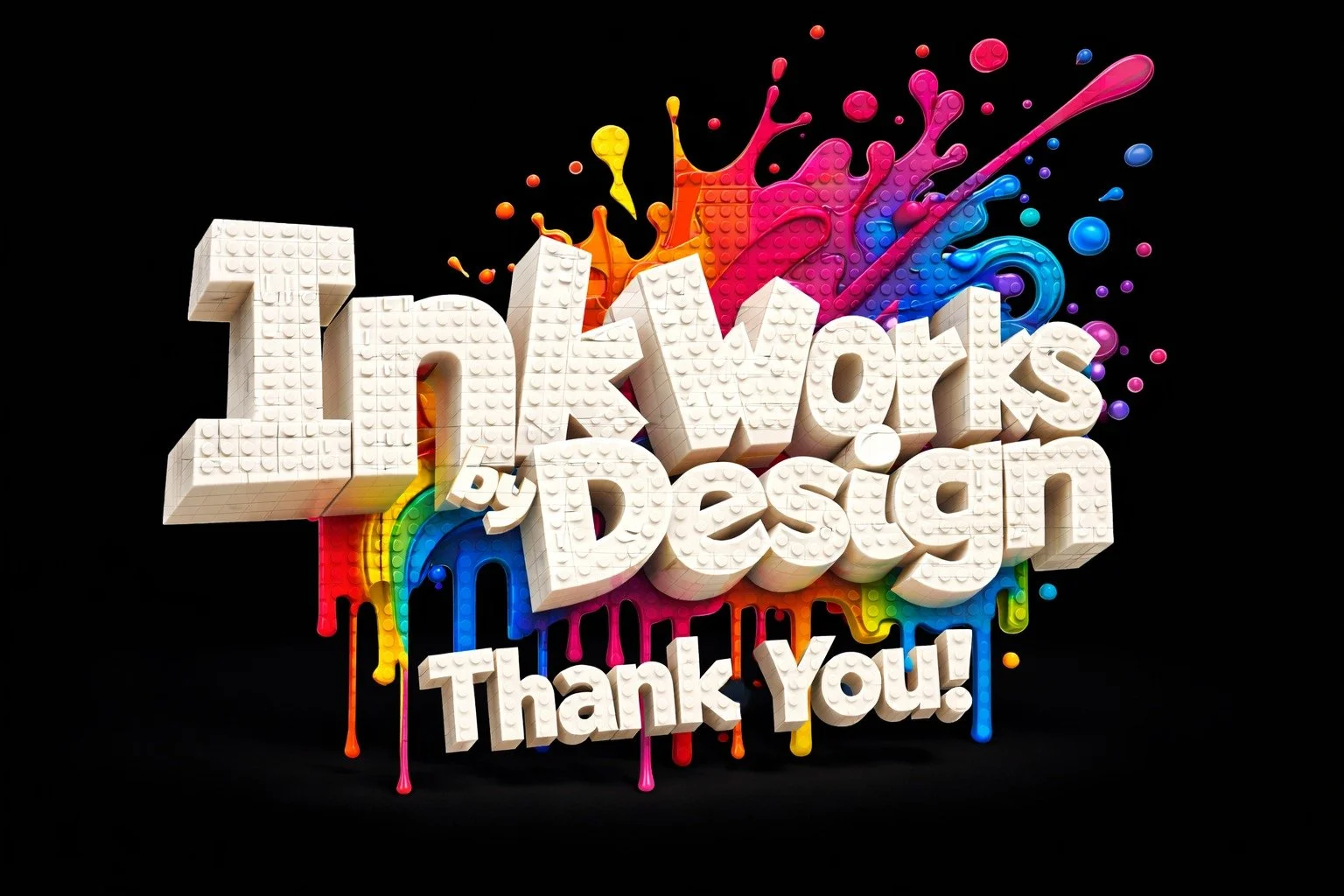 From our shop to your family, thank you for an amazing year.
Every custom order, every message, every share&hellip; it all means more than you know. Thanks for letting InkWorks by Design bring your visions to life.

What we love most is the creativit