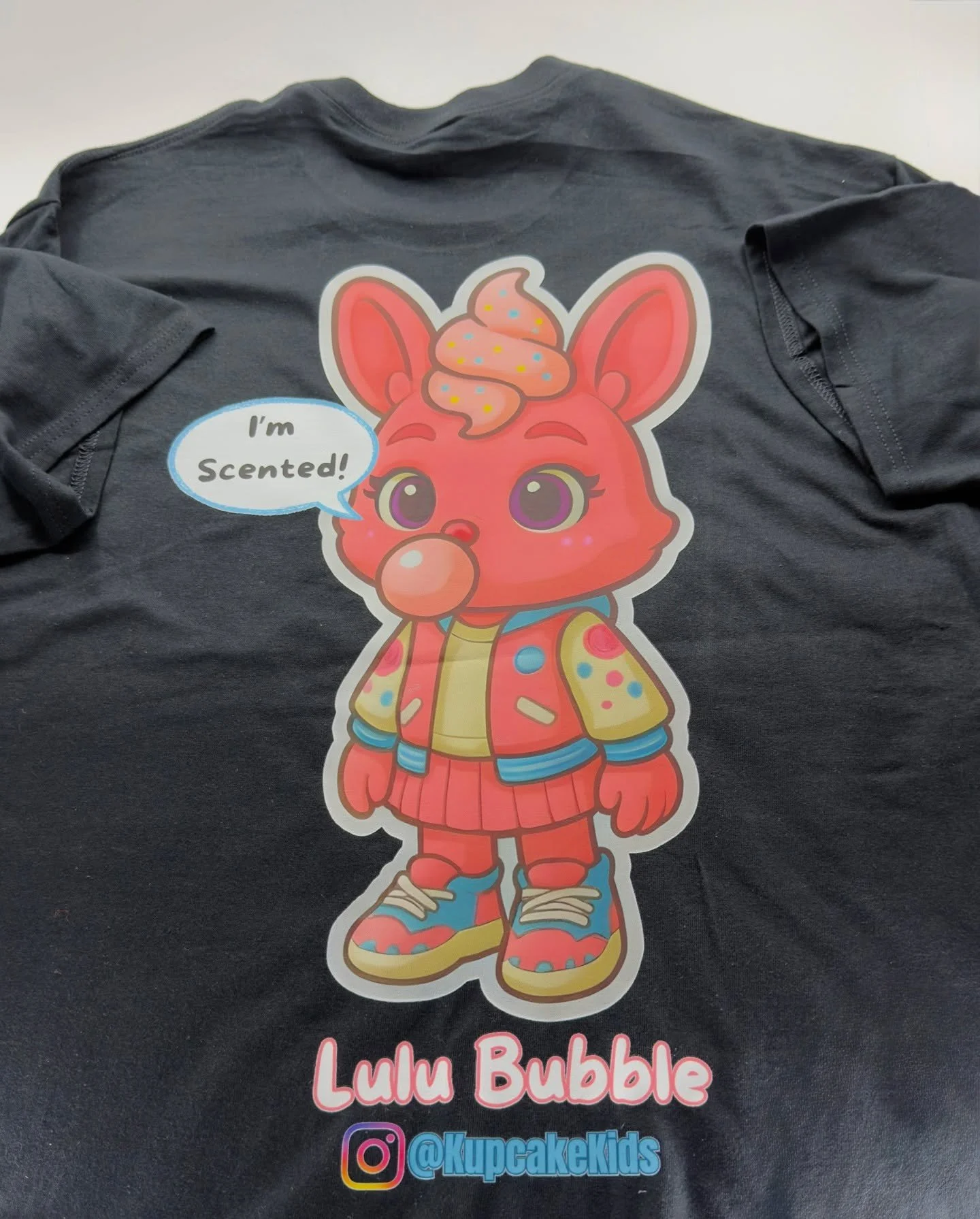 Huge THANK YOU to @kupcakekids (Greg Cook &amp; Stacy Cook) for trusting us with their custom merch! 🙌

This shirt features one of their original characters, and we had a blast bringing it to life with a clean, vibrant print. The creativity behind t