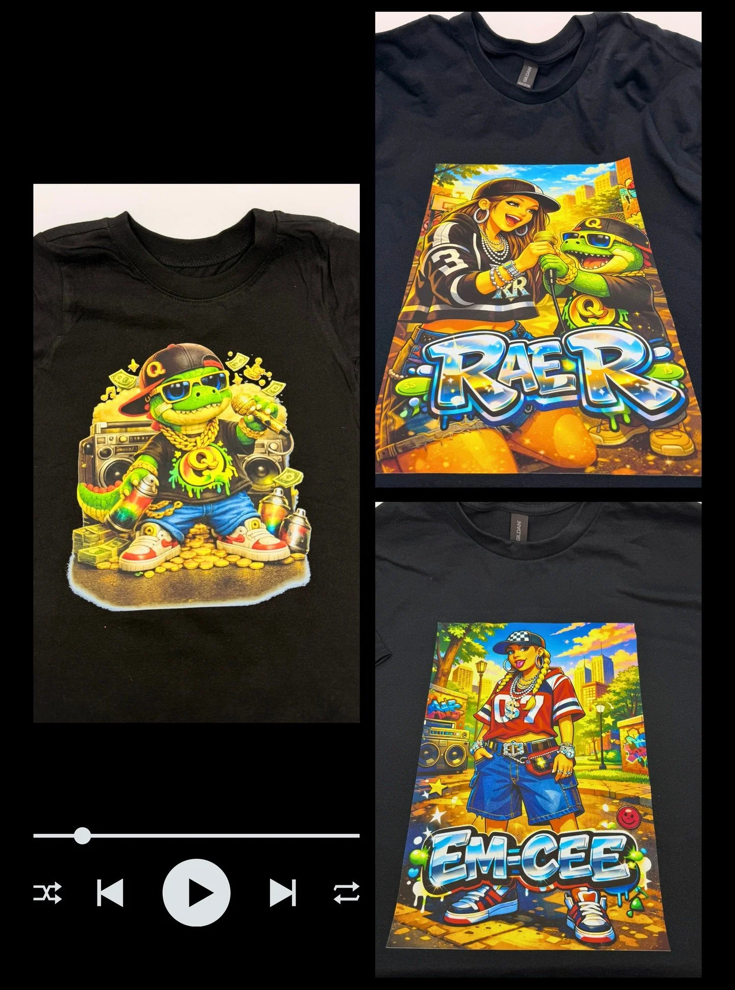 Shoutout to our customer for the support and for trusting us with these custom shirts. Nothing beats working with customers who know what they want and bring good energy with them. The designs came out super clean, and your vibe made this order a who