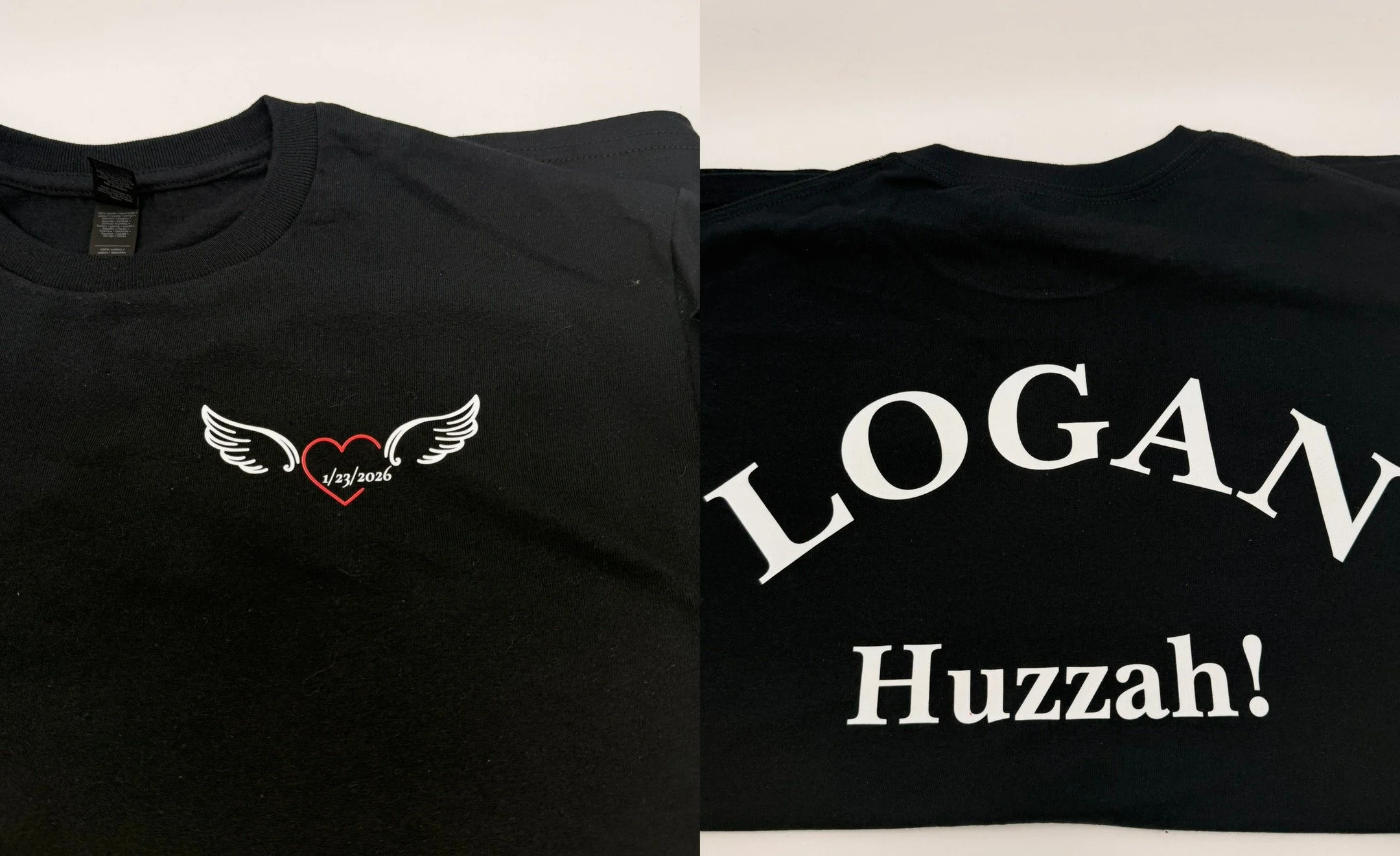 Logan forever. 🖤

&ldquo;Huzzah!&rdquo;

Thank you for trusting us with something so meaningful. Sending 
love to everyone missing him.
 
InkWorks by Design

Your vision, our transfer &ndash; endless possibilities.