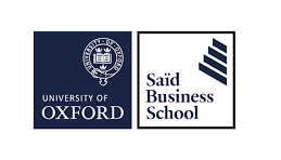 University of Oxford and Saïd Business School logos representing certification of executive leadership programme successfully completed by Nikita Sudhir Vajani.
