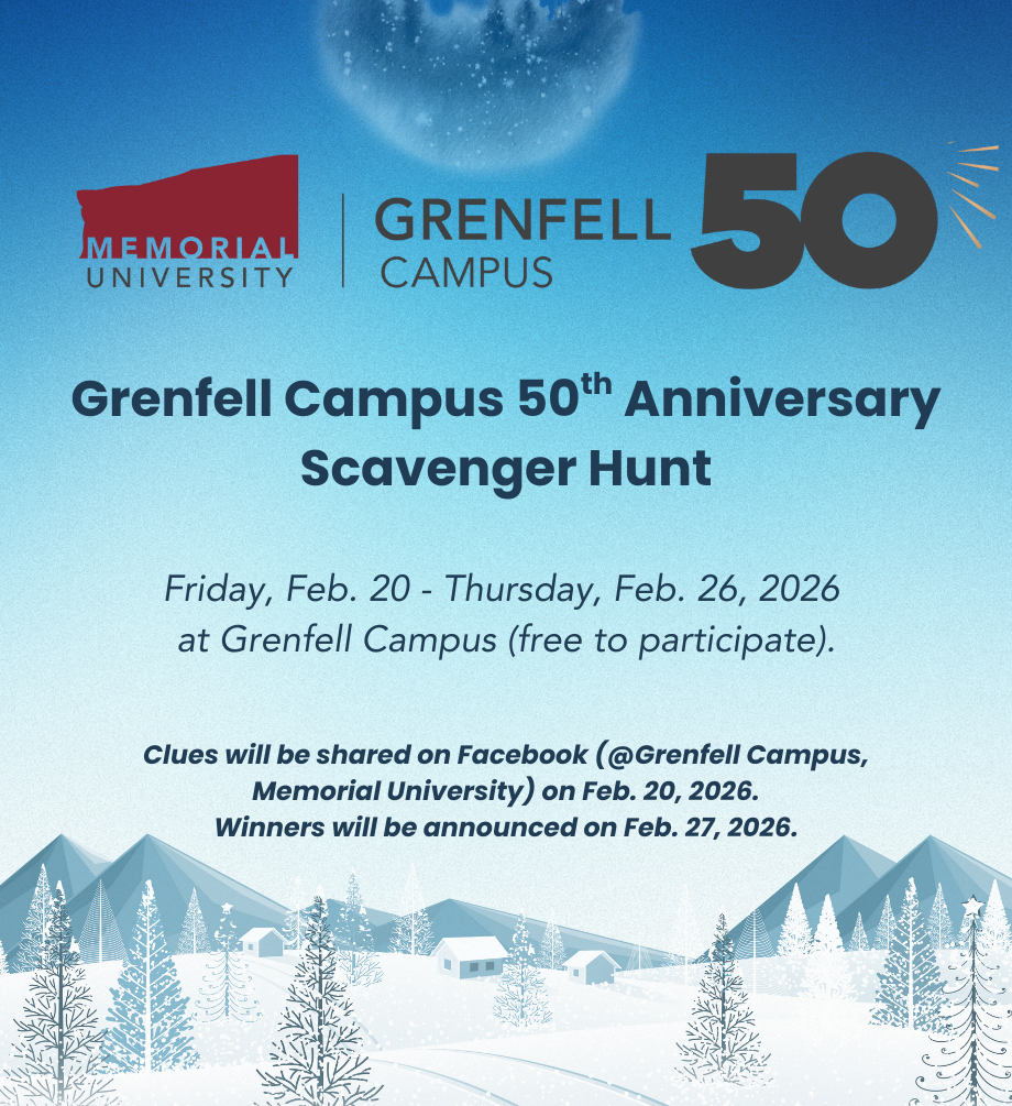 Grenfell Campus 50th Anniversary Scavenger Hunt (920 x 1005 px).png