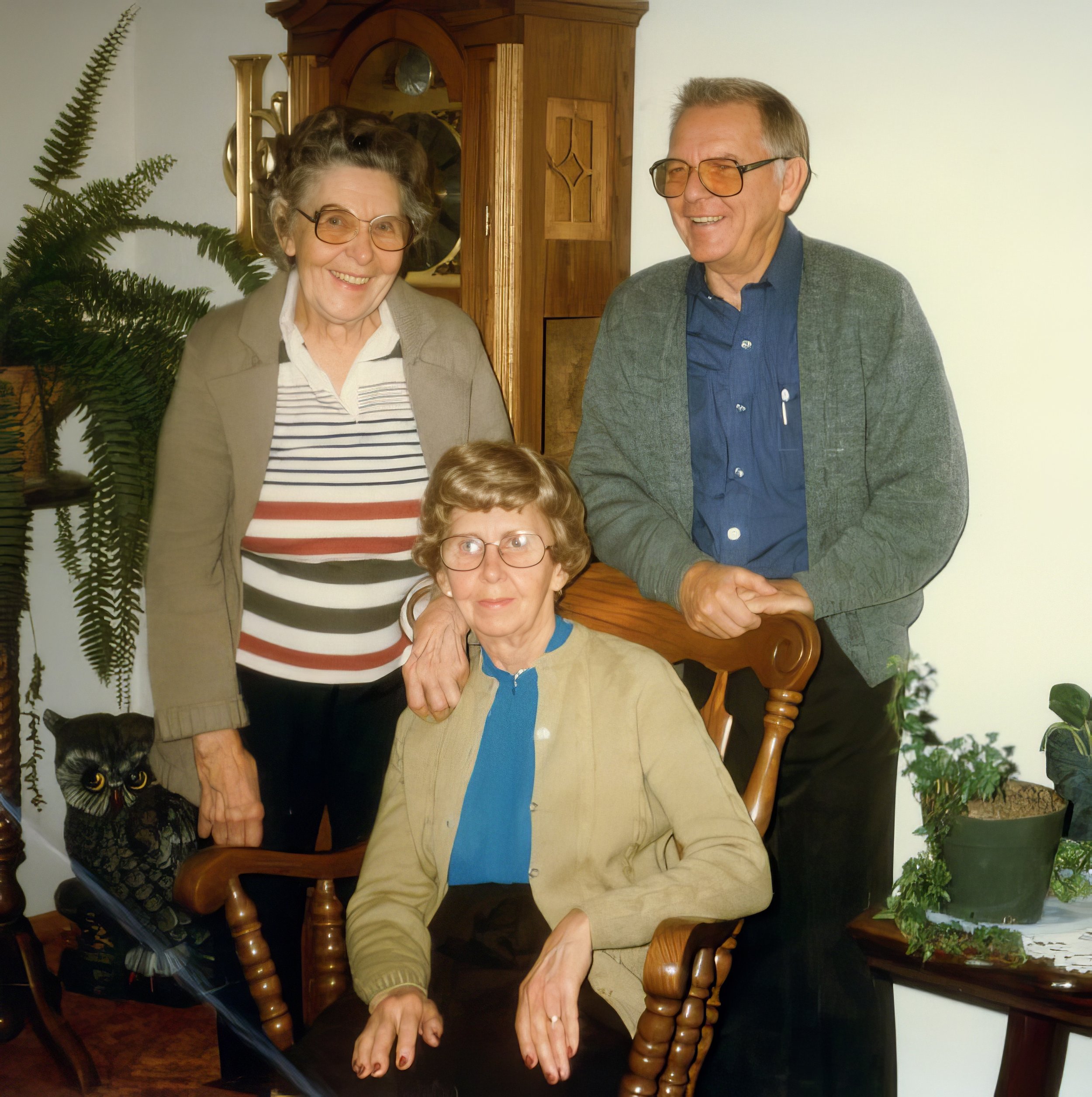 1984 - Mae Meier, Rose & Oliver Bolstad.