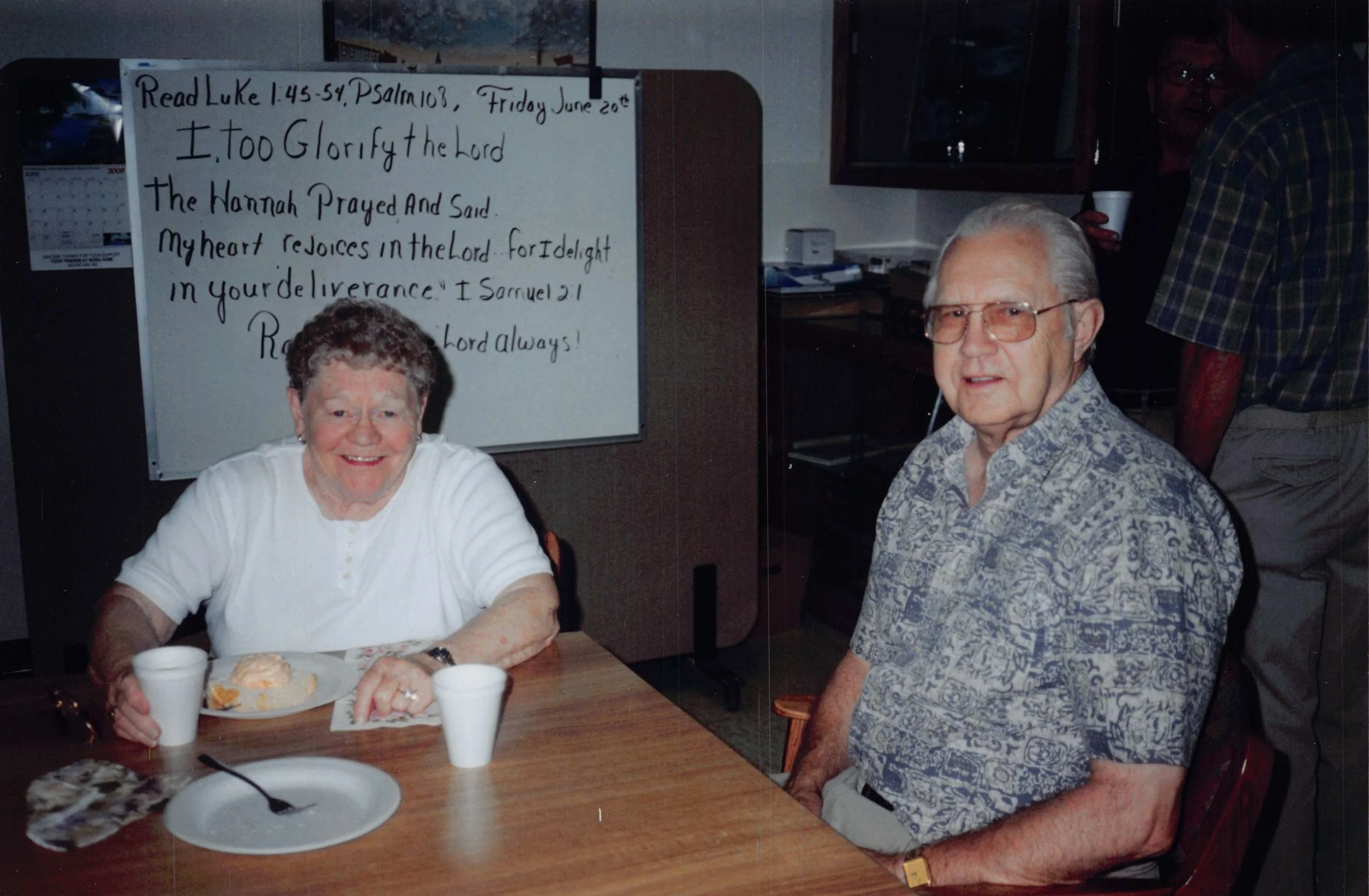 2003 - Wanda (Nelson) Hall & Don Myrdal.