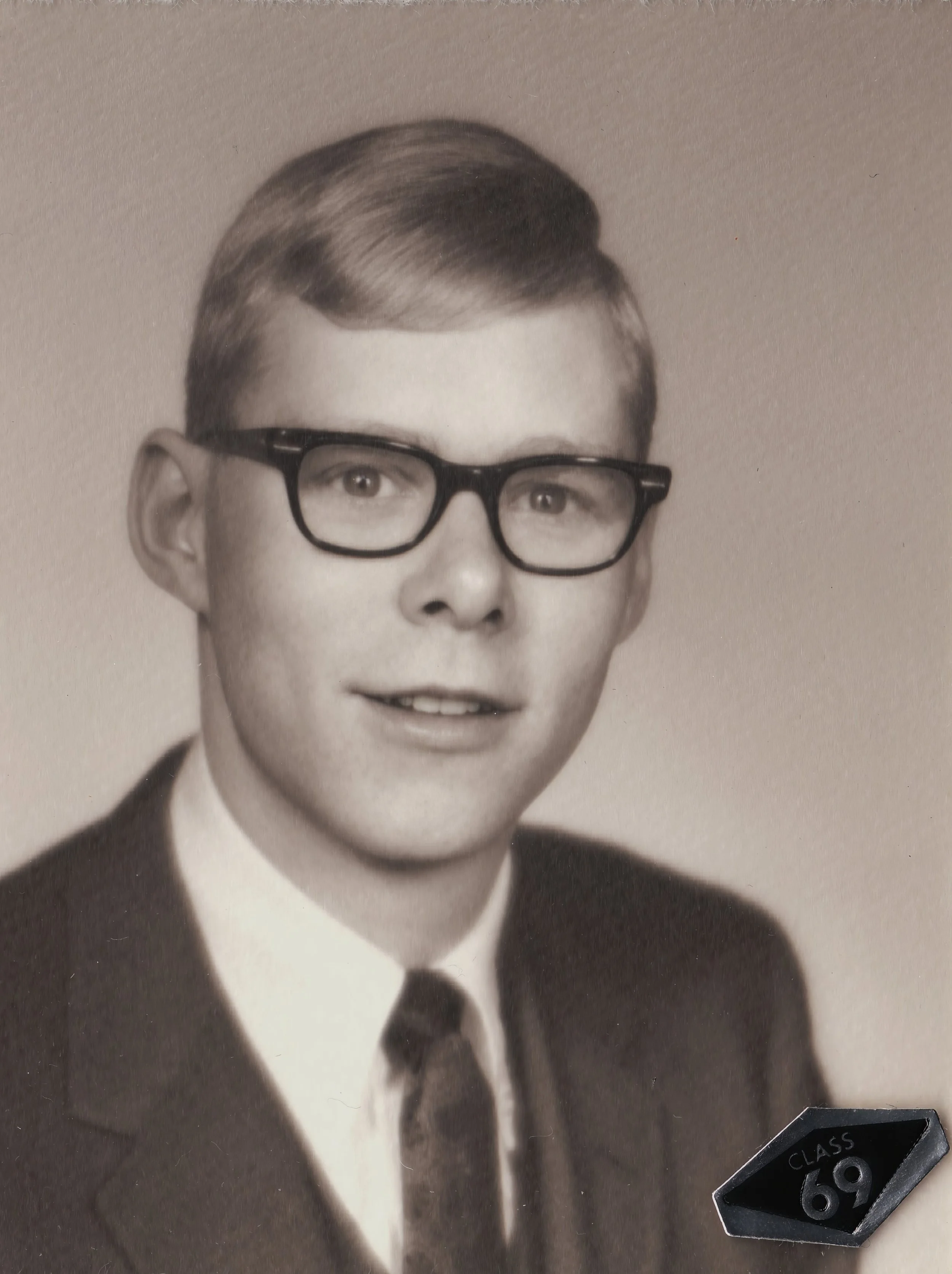 1969 - High school graduation - Warren Hall.