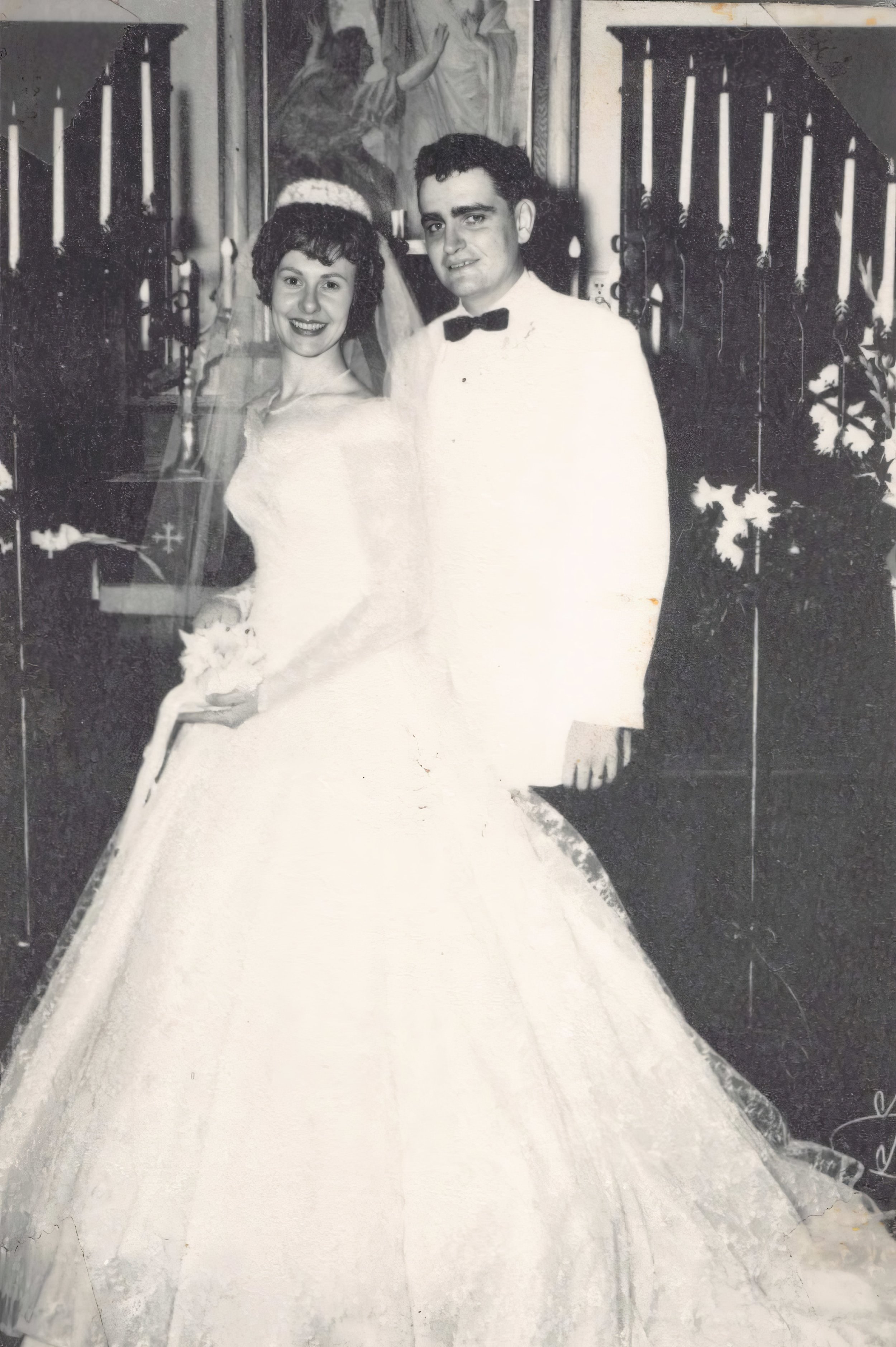 1962 - Pauline & Lester (Bud) Sherry's wedding.