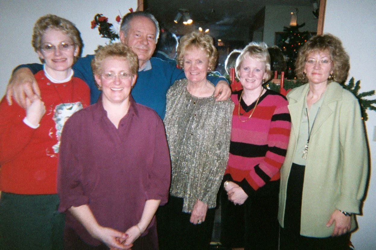 1990s - Leslie Eggan, Louise Jensen, Harley & JoeAnn Geiger, Laura Webster, Linnea Geiger.