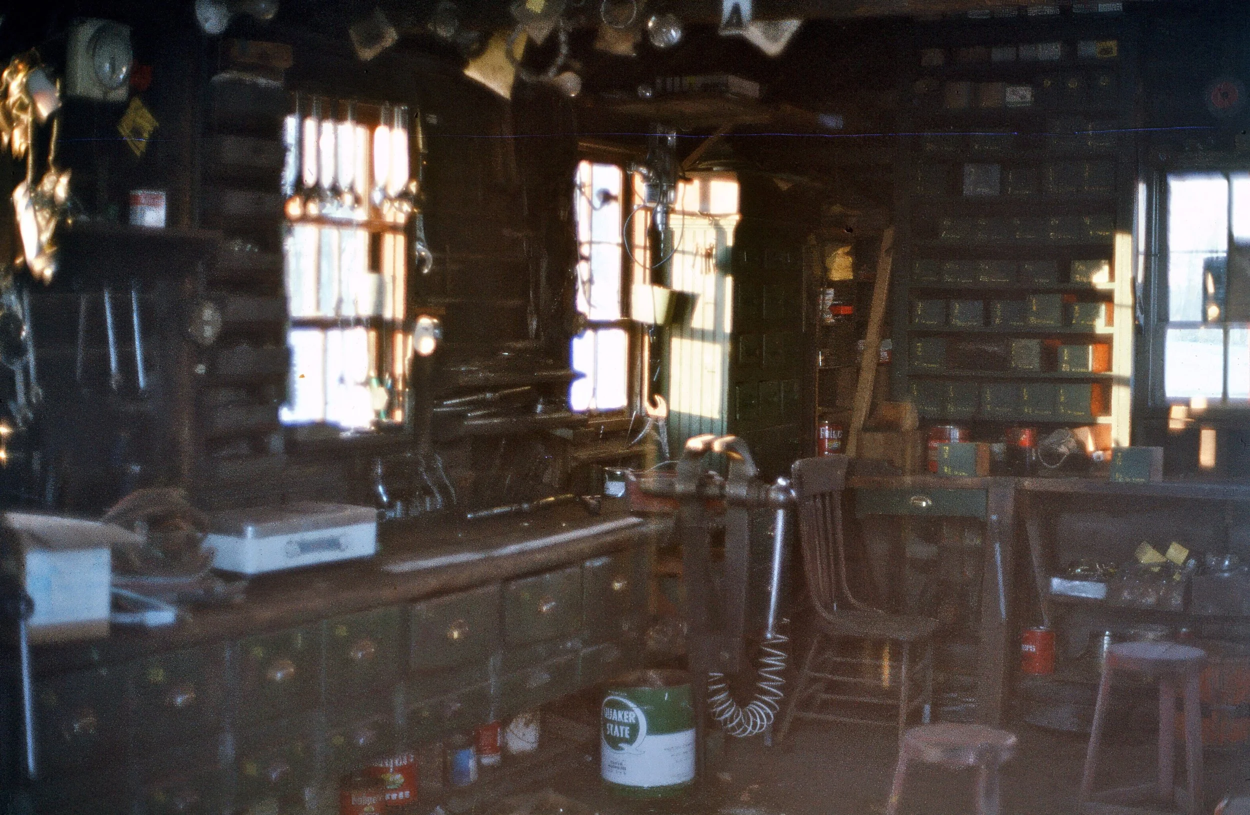 1950s - J.G. Hall's shop.