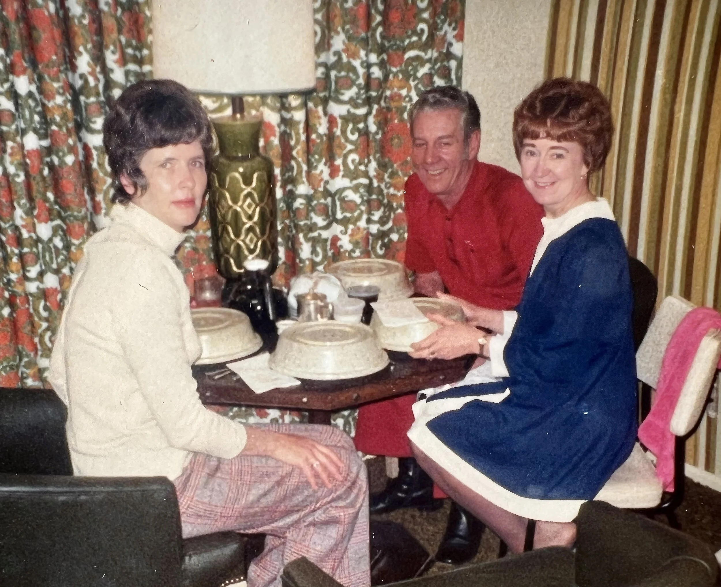 1973 - Beverley Hall, Steve & Lillian Helgason.
