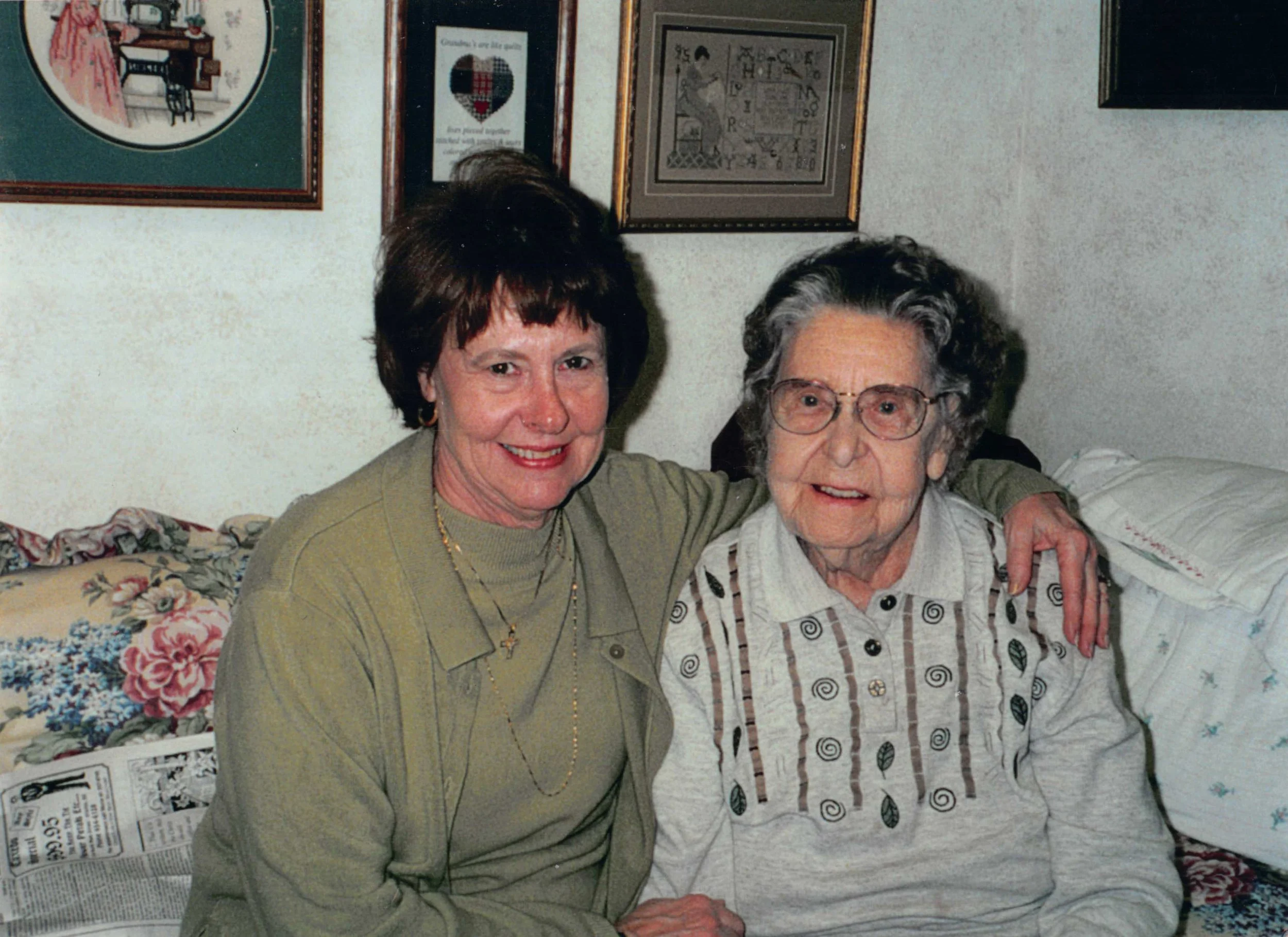 2002 - Pauline Sherry & Mae Meier.
