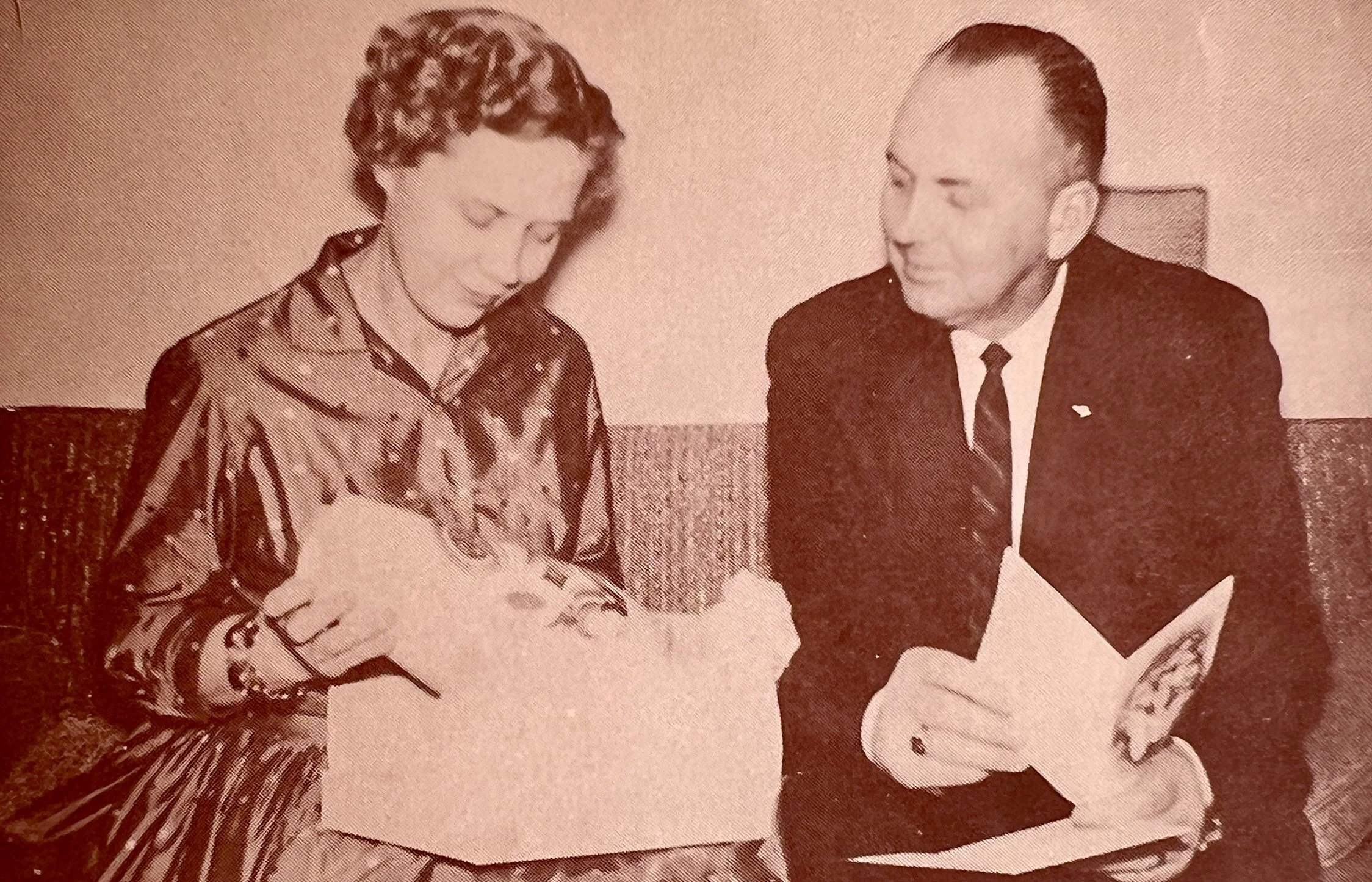 1960 - Bernice and Bill Hall.