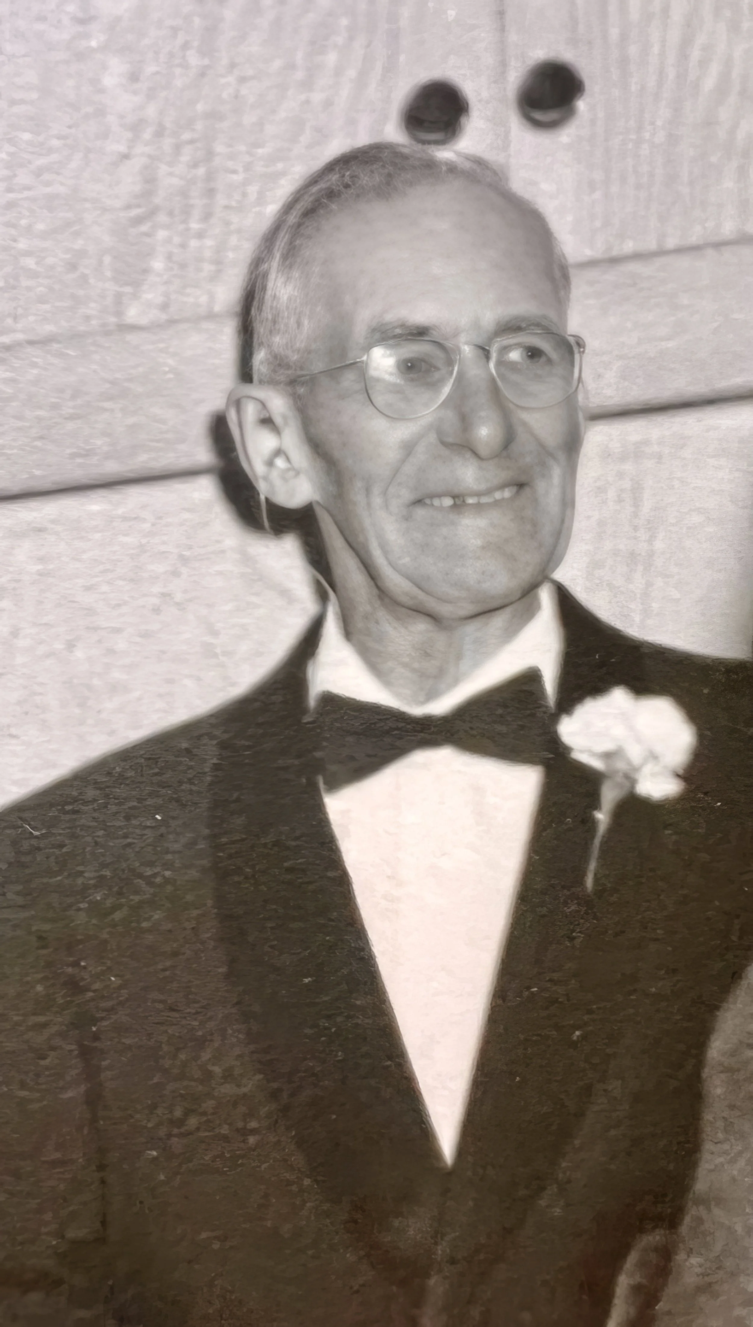 1955 - J.G. Hall at Bill & Bernice Hall's wedding.