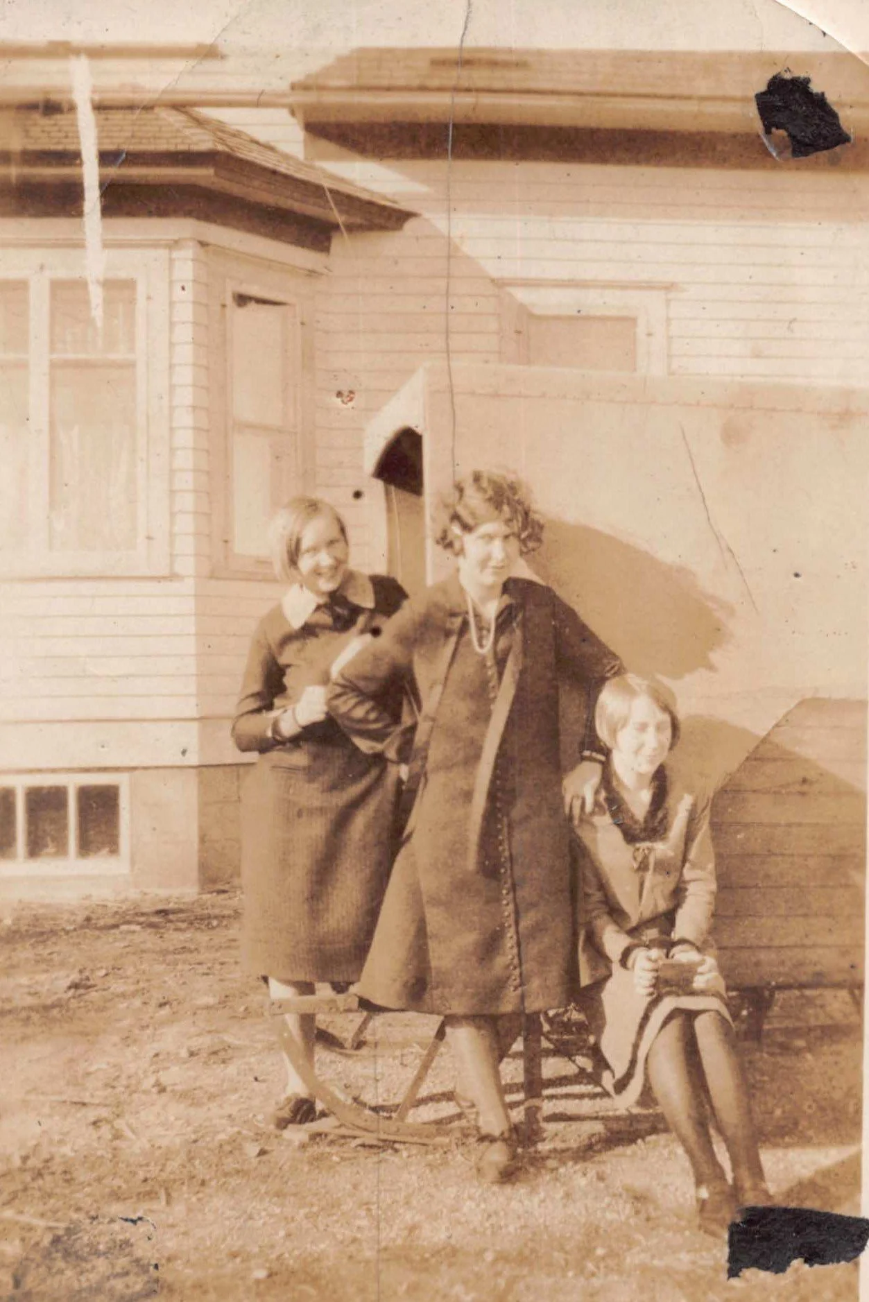 1920s - Mae, Emma, & Caroline Hall.