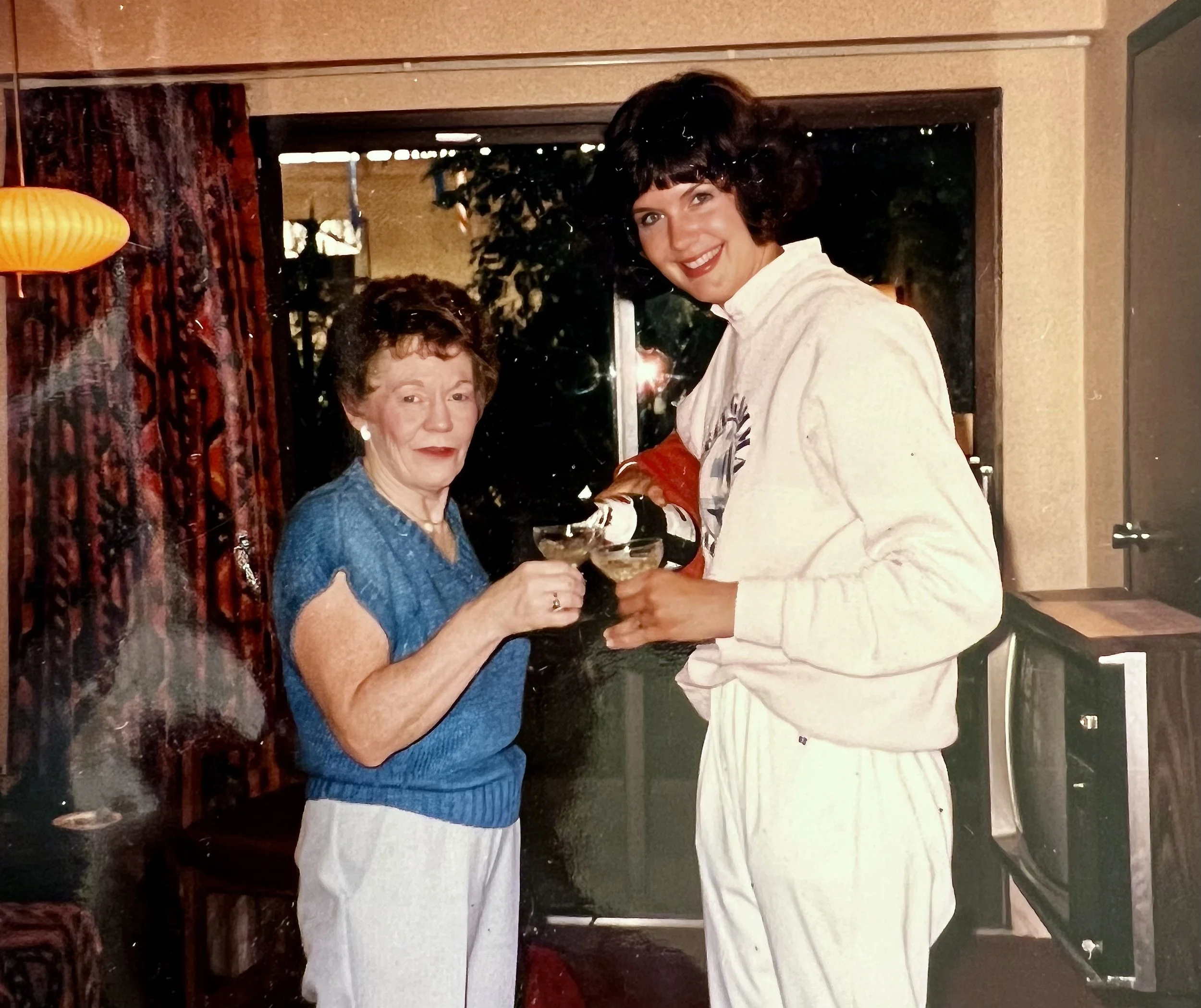 1990s - Wanda (Nelson) & Connie Hall.