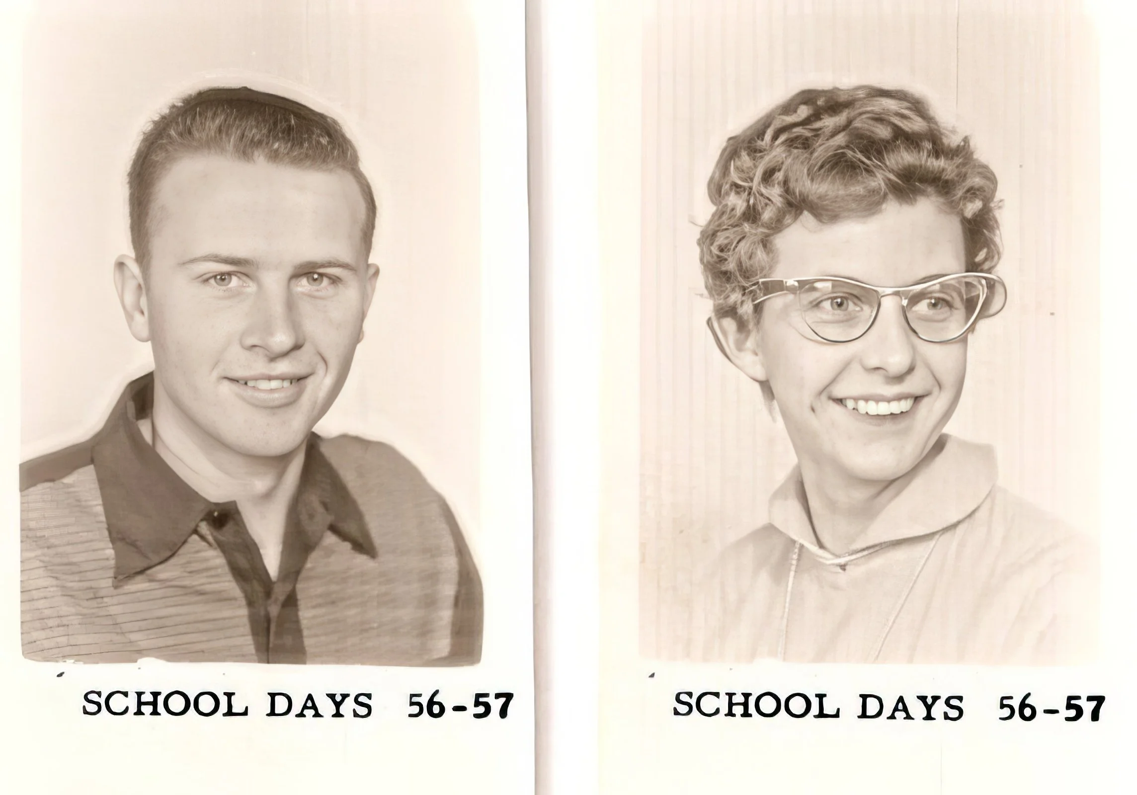 1957 - Irvin Hammer & Gladys Meier.