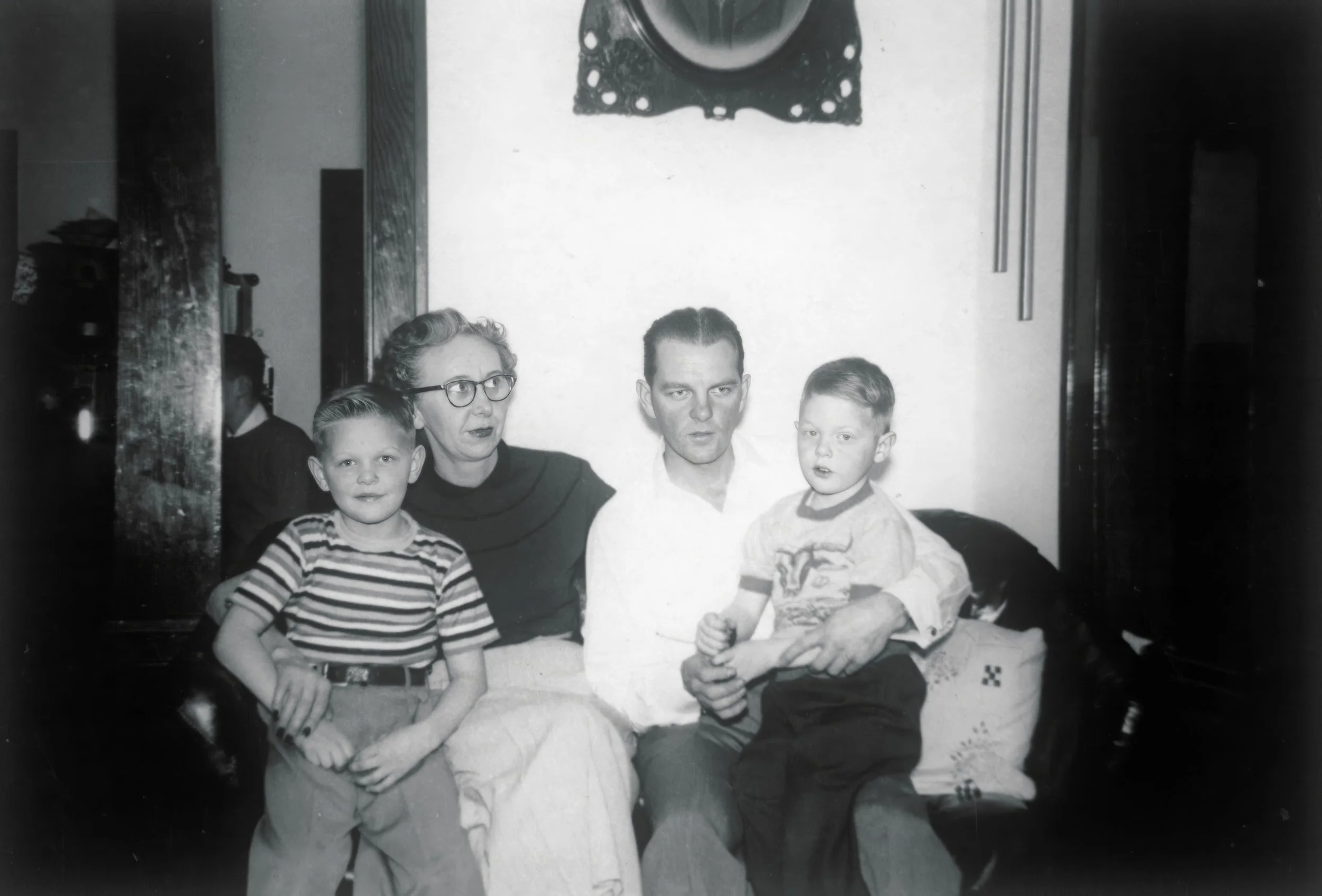 1950 - Monty, Rose, Oliver, & Orin Bolstad.
