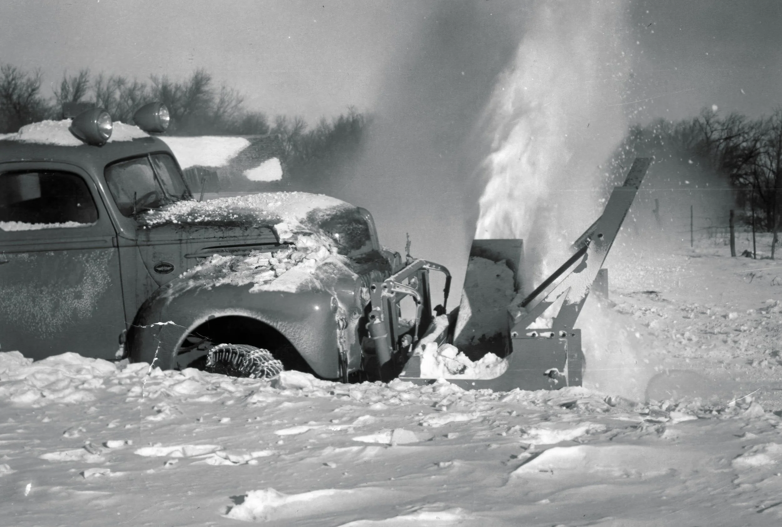 1940s - Hall snowplow.