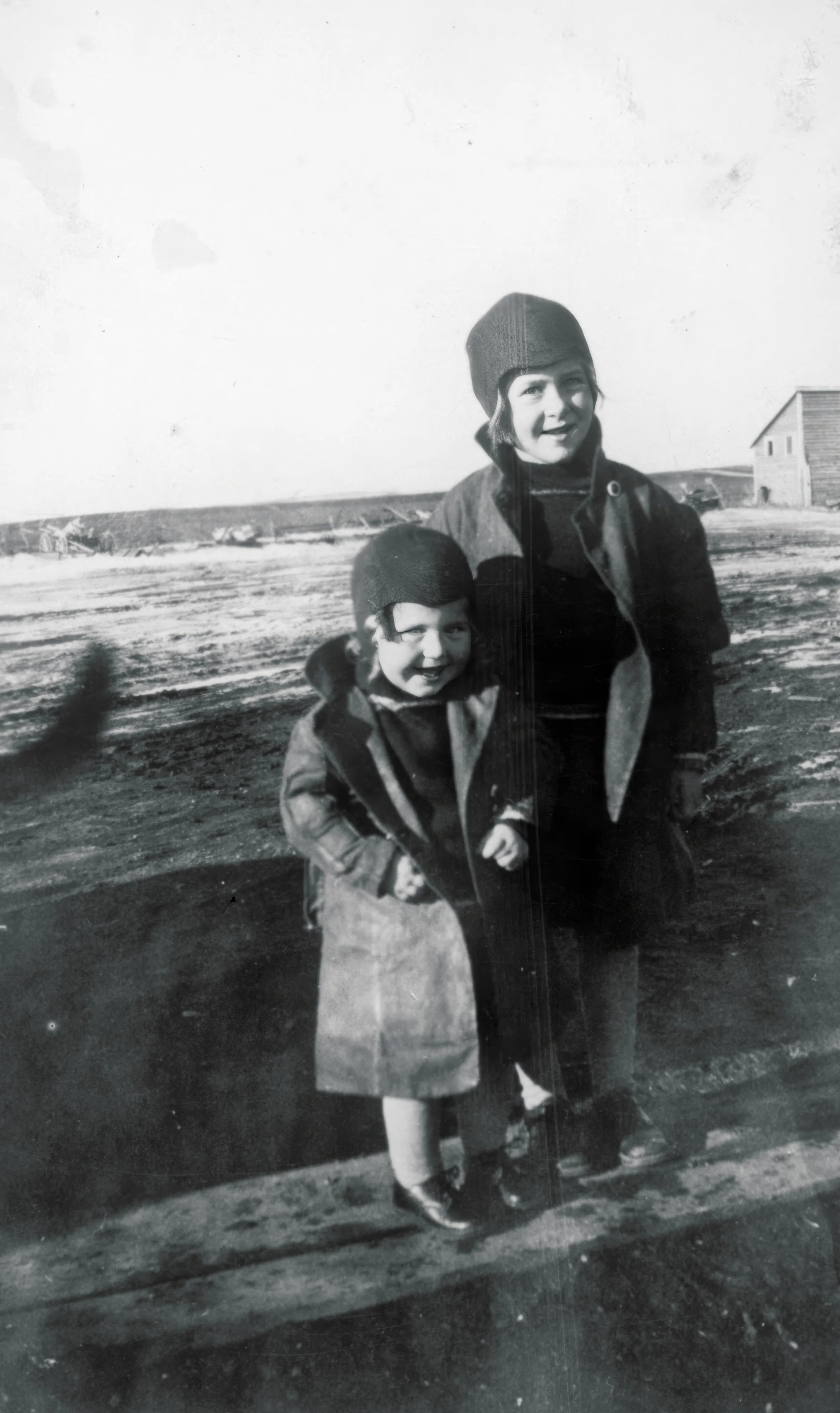 1930s - Lillian & Pauline Hall.