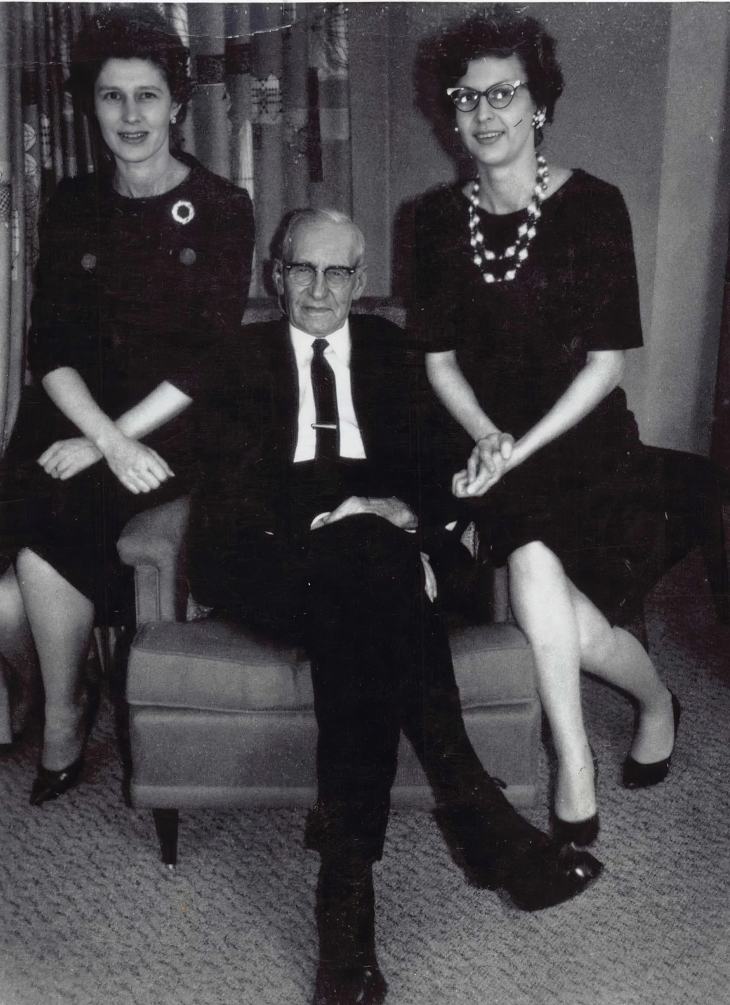 1963 - Dodie Boe, J.G. Hall, Gladys Hammer.