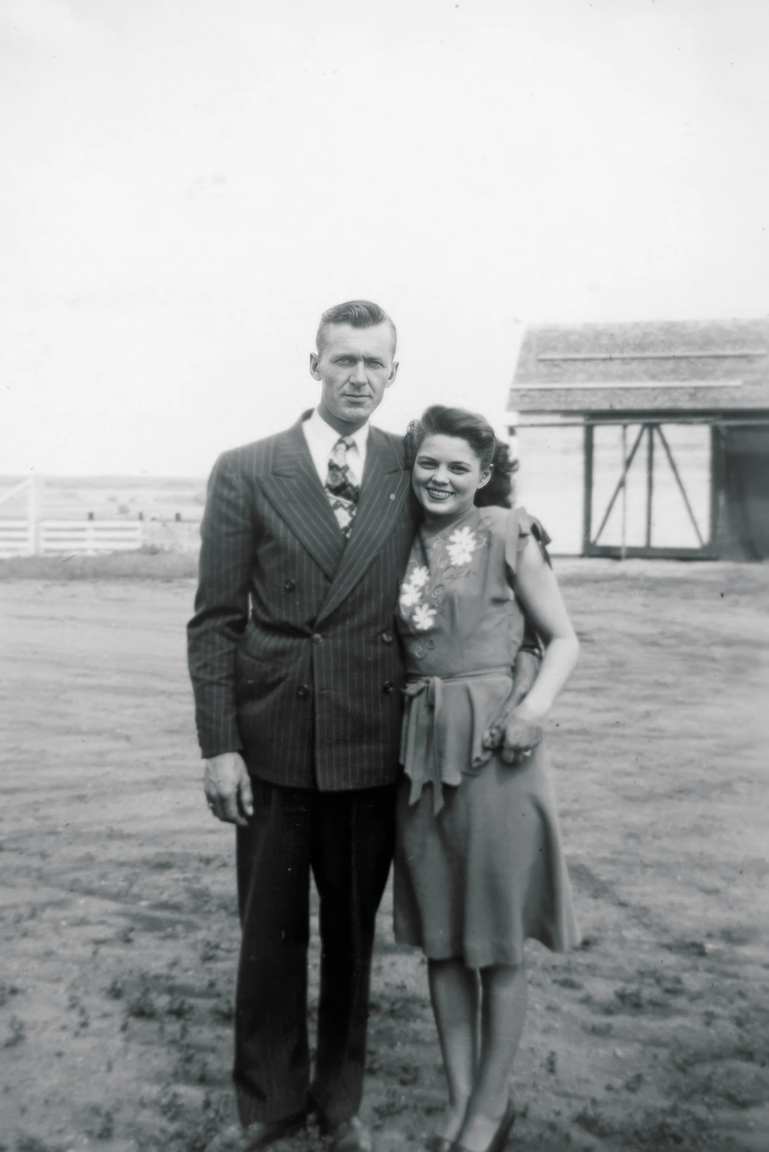 1940s - Bjorn & Wanda Hall.