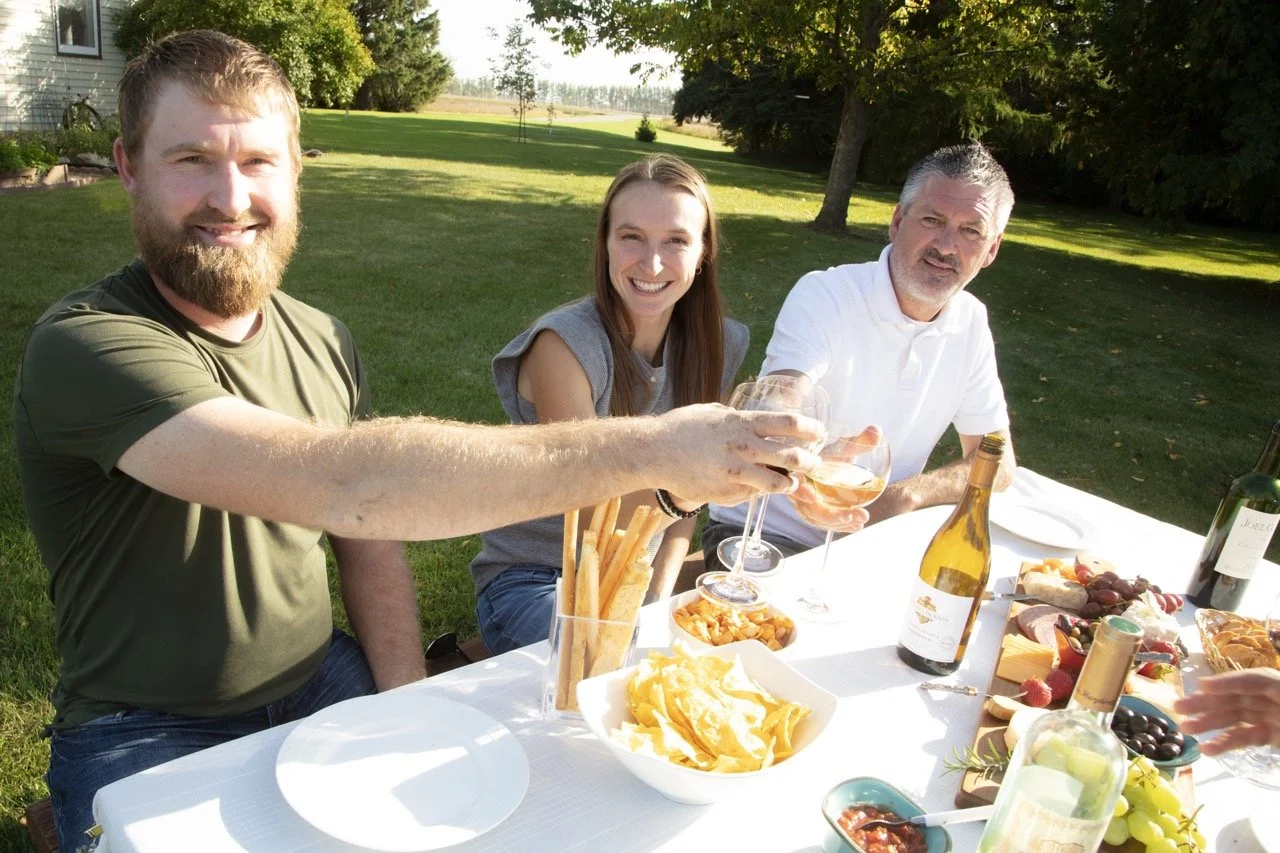 2025 - Cookbook photo shoot (John Borge Studios) - Taylor, Mariah, & TJ Hall.