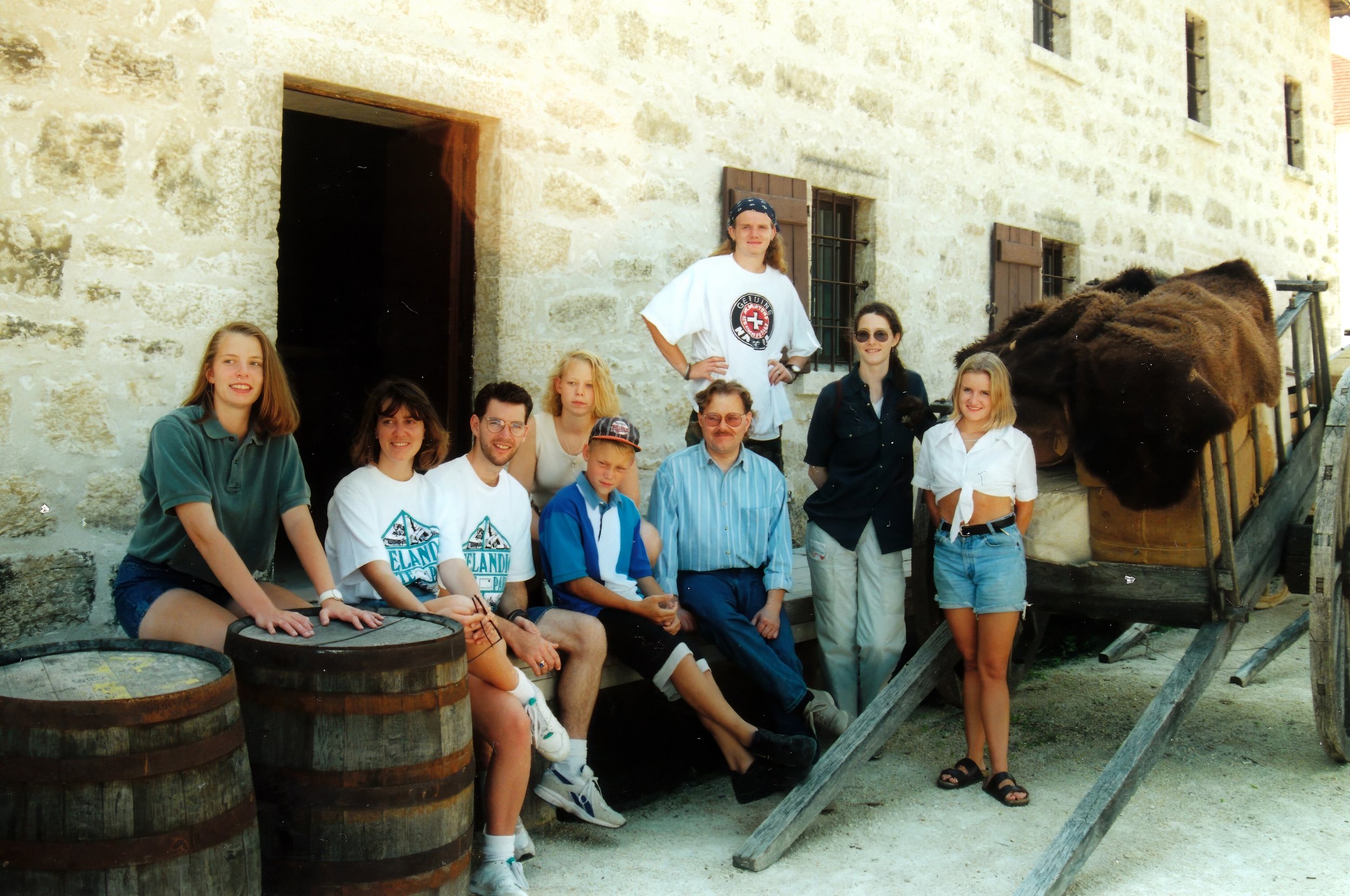 1994 - Julie, Liz, Todd, Sarah, Kevin, Jay, Brandon, Lisa, & Jolene Hall.