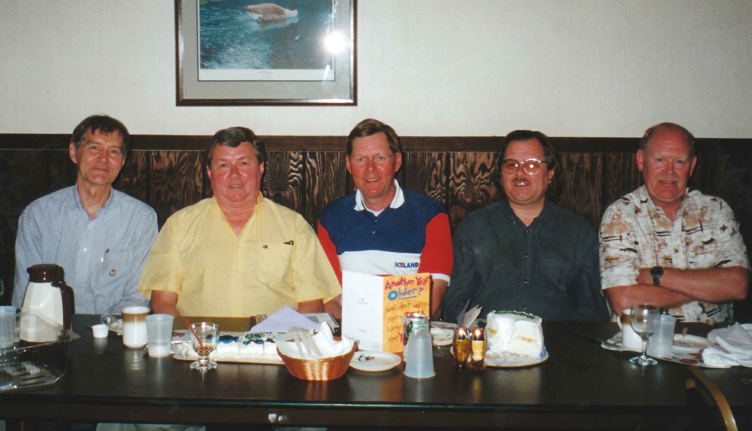 2001 - Walter, Alfred, Warren, & Jay Hall; Bob Rieger.
