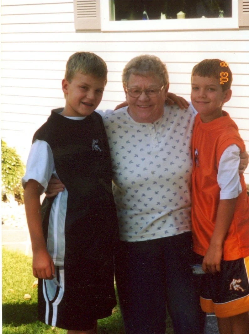 2003 - Joe Simpson, Wanda Hall, Sam Simpson.