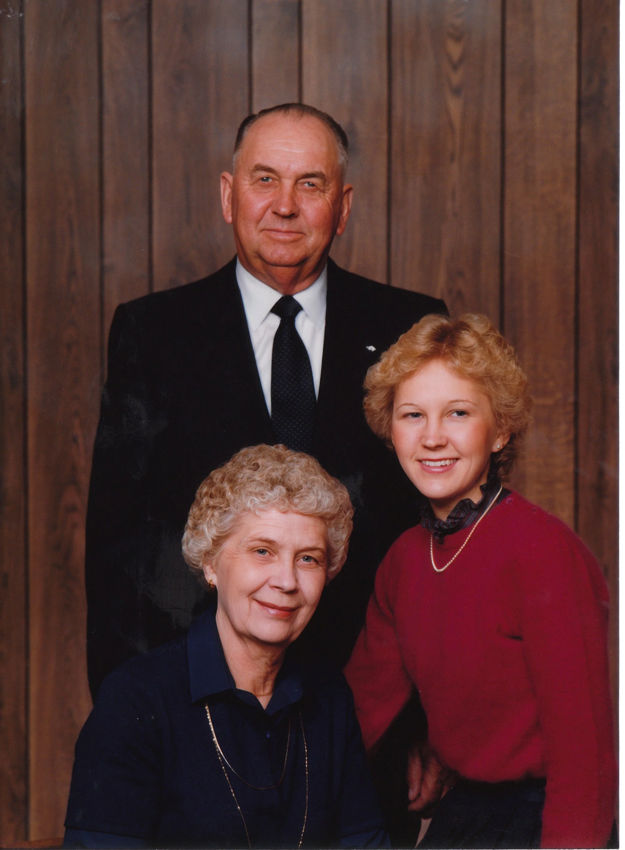 1981 - Bernice, Bill, & Joann Hall.