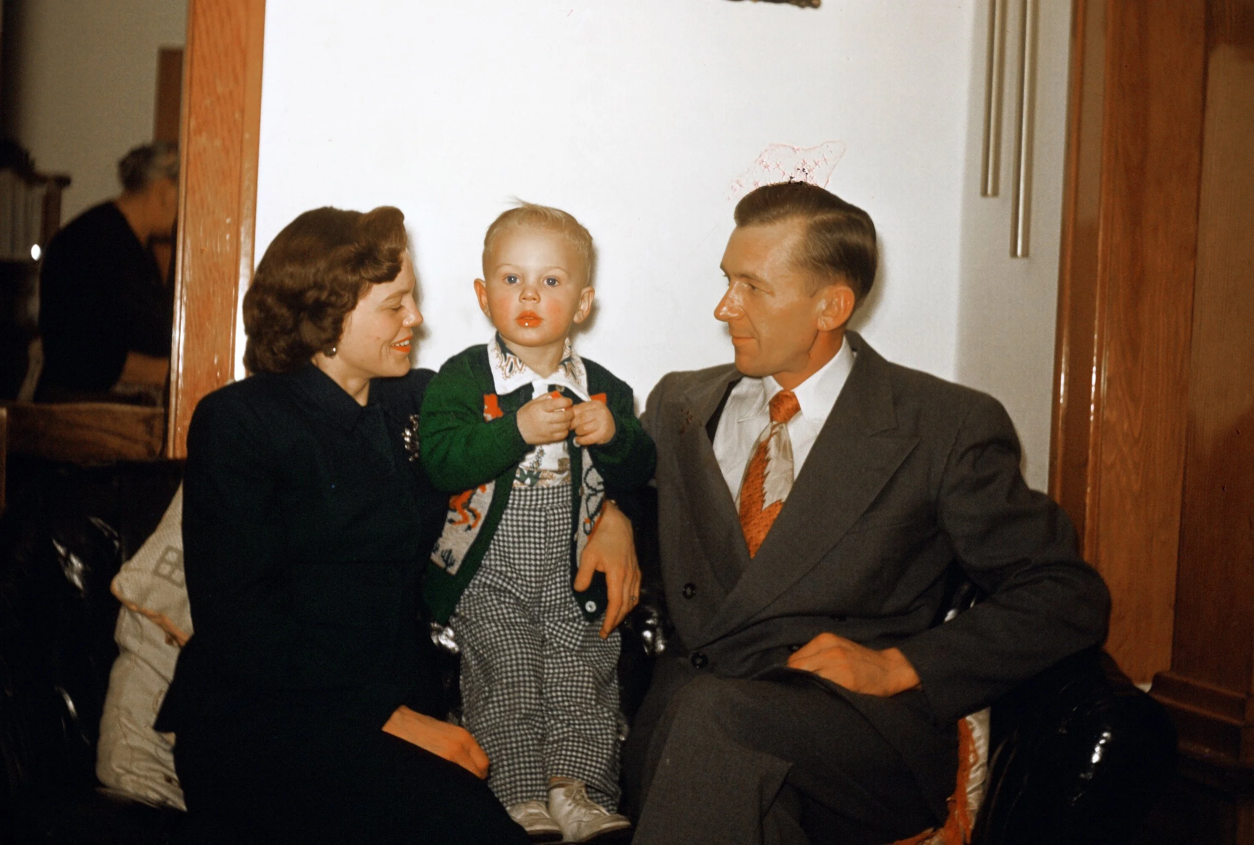 1950 - Wanda (Samson), Nick, & Bjorn Hall.