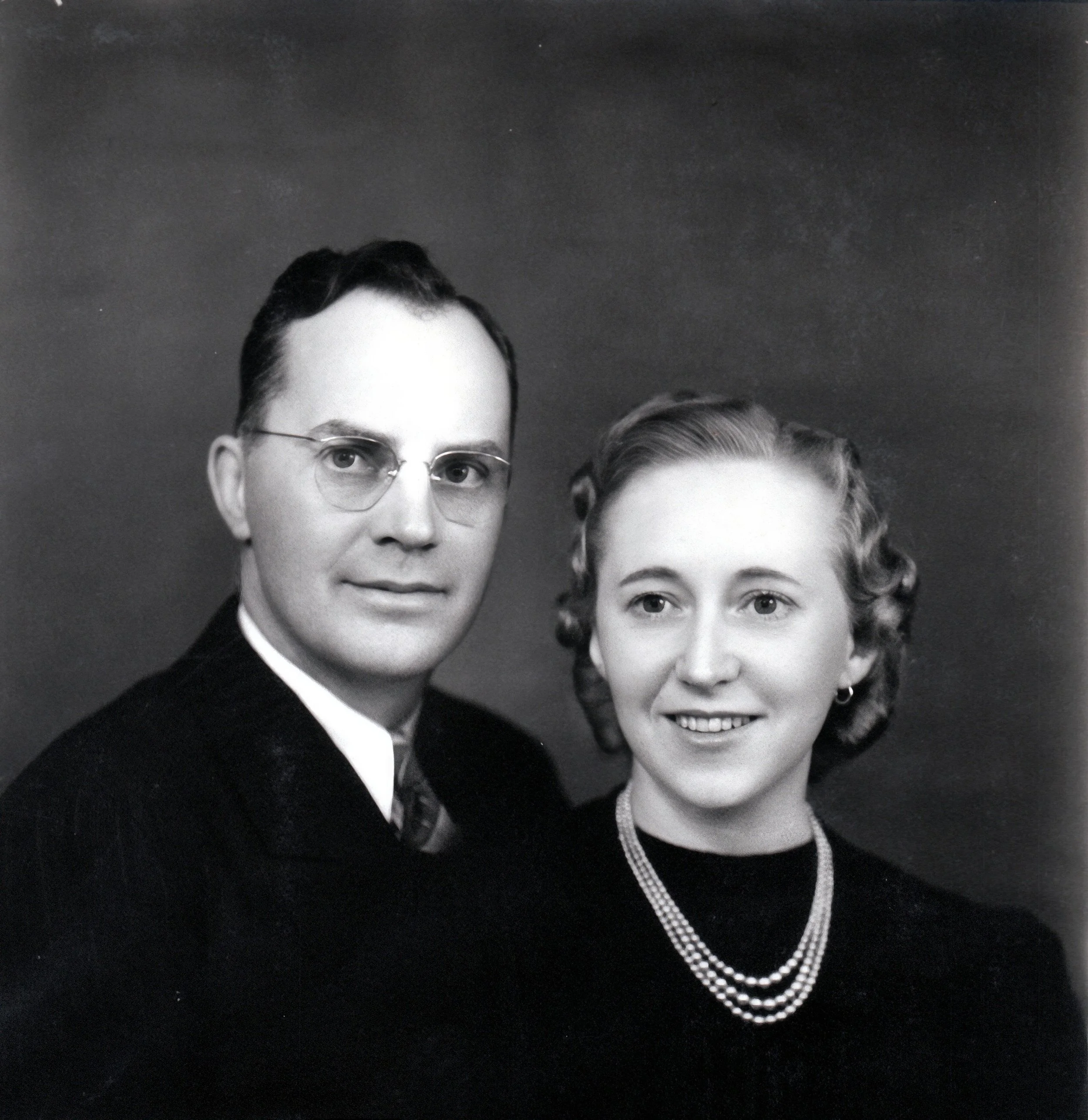 1938 - Mike & Caroline Johnson around the time of their wedding.