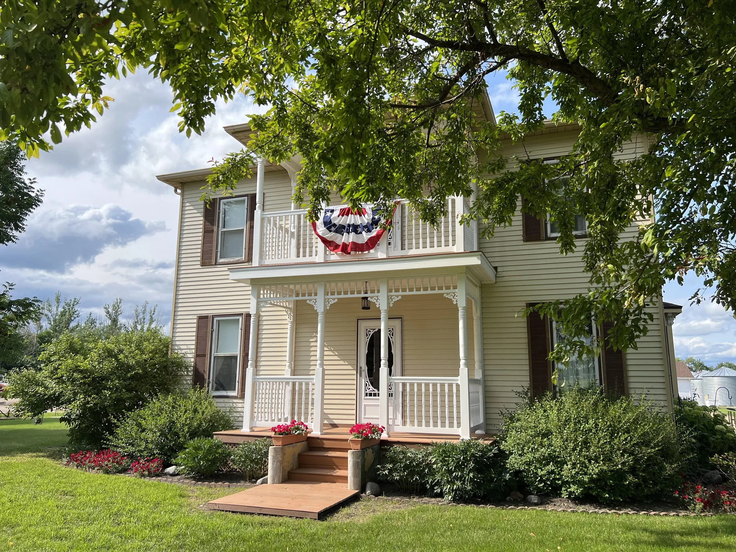 2023 - John & Kathie Johnson's house that was built by Hosa Walter Hall's parents in 1900.