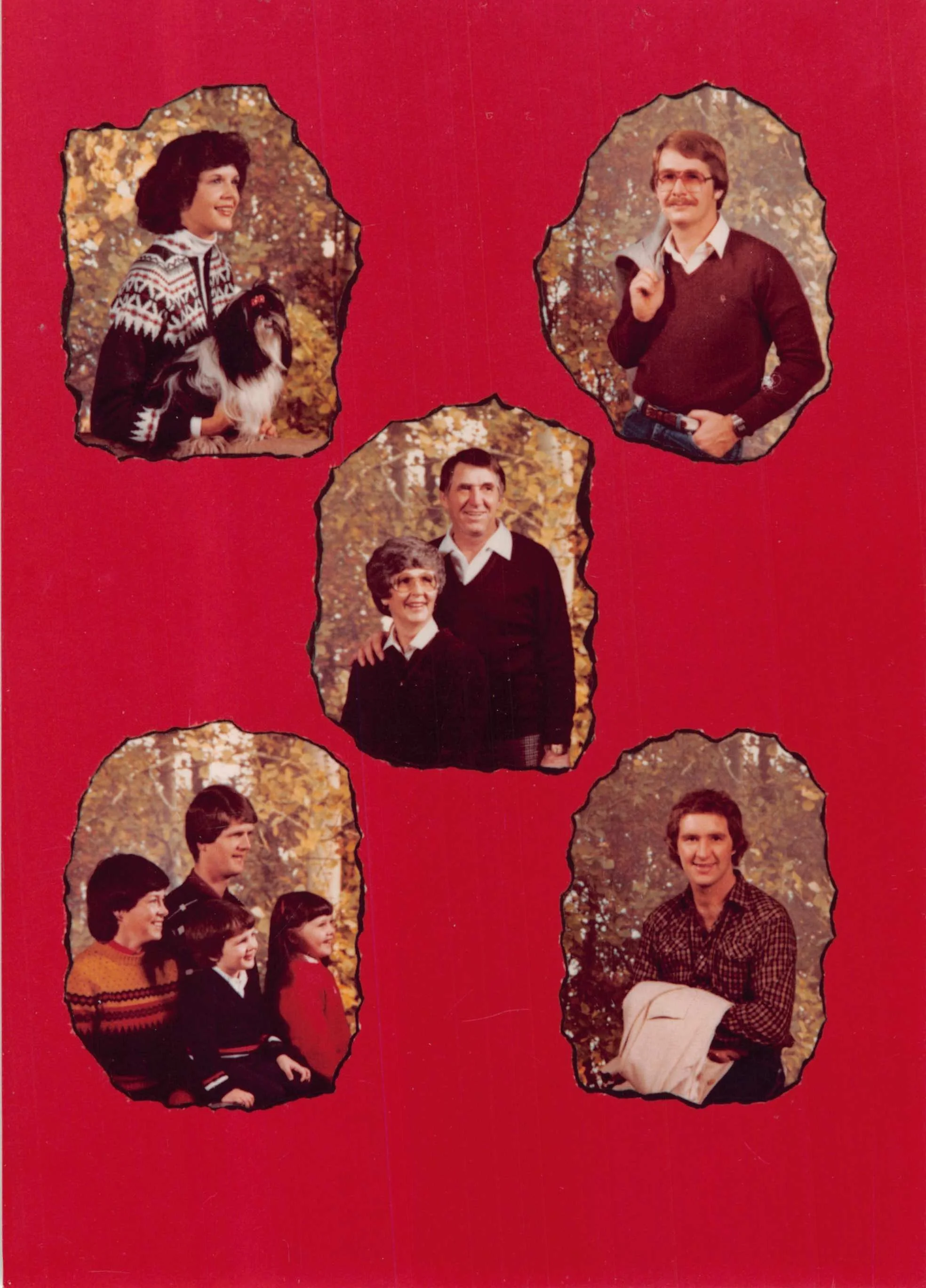 1981 - John & Beverley Hall family.