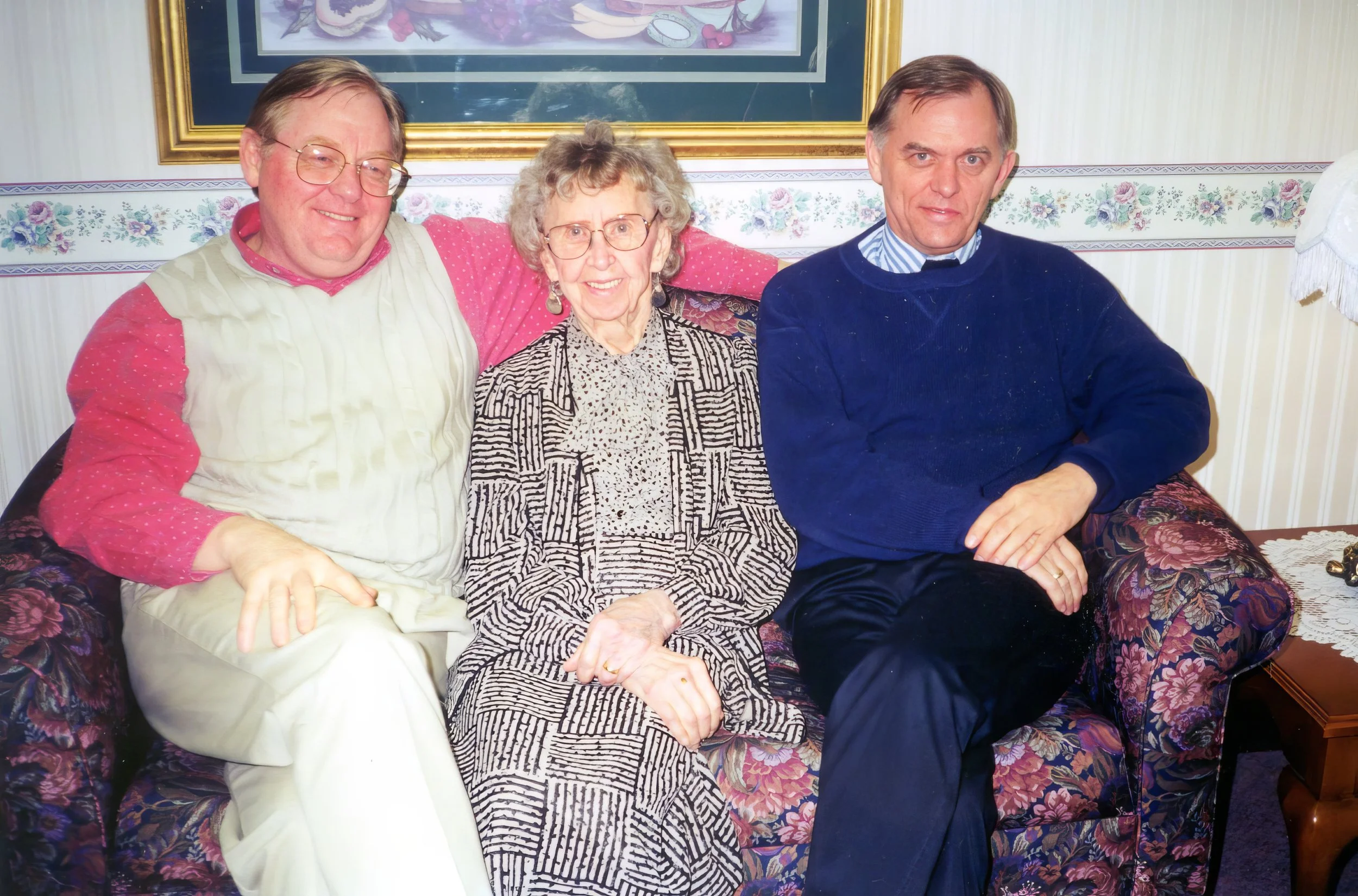1990s - Orin, Rose, & Monty Bolstad.