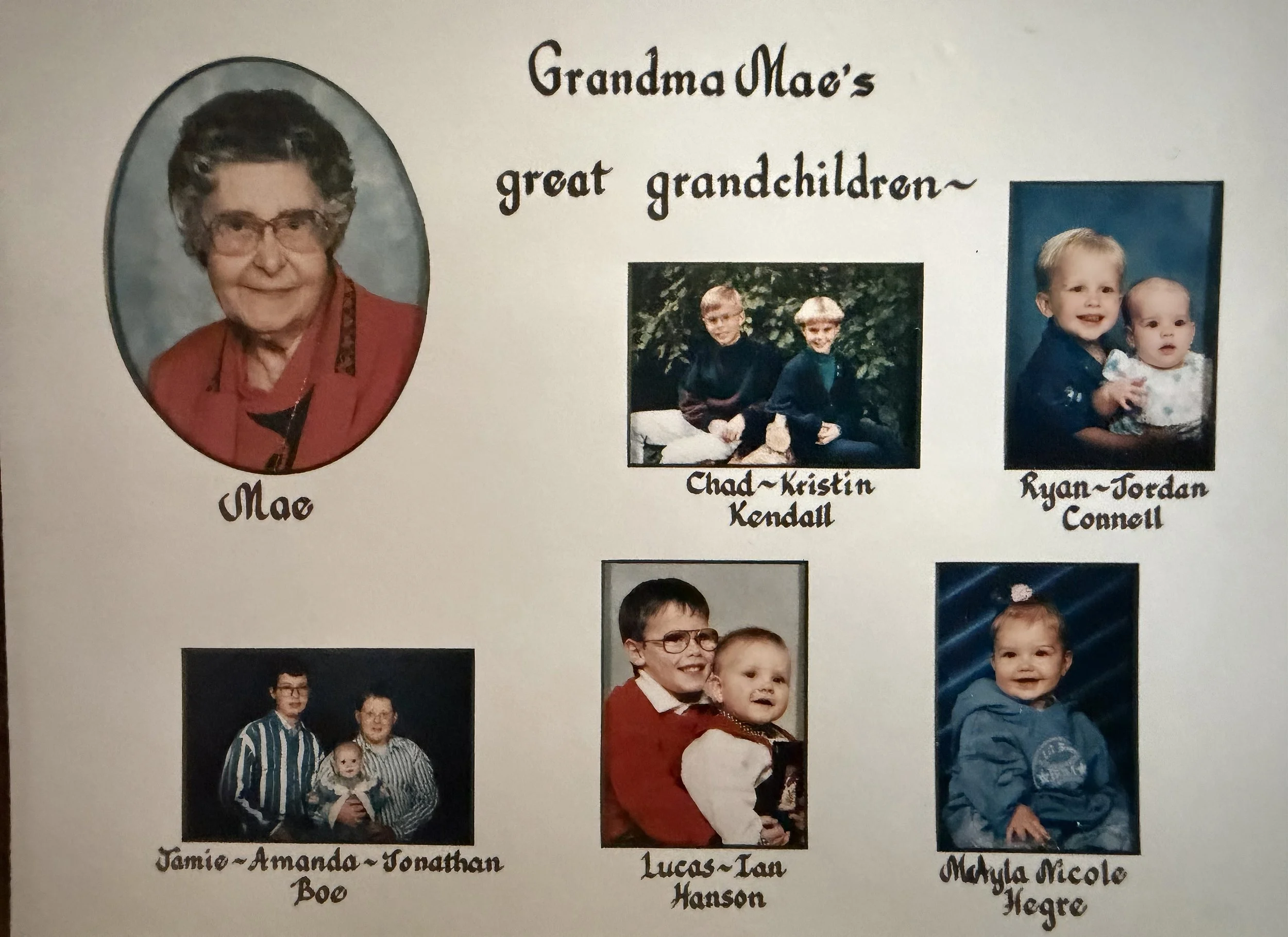1980s - Mae Meier's great grandchildren.