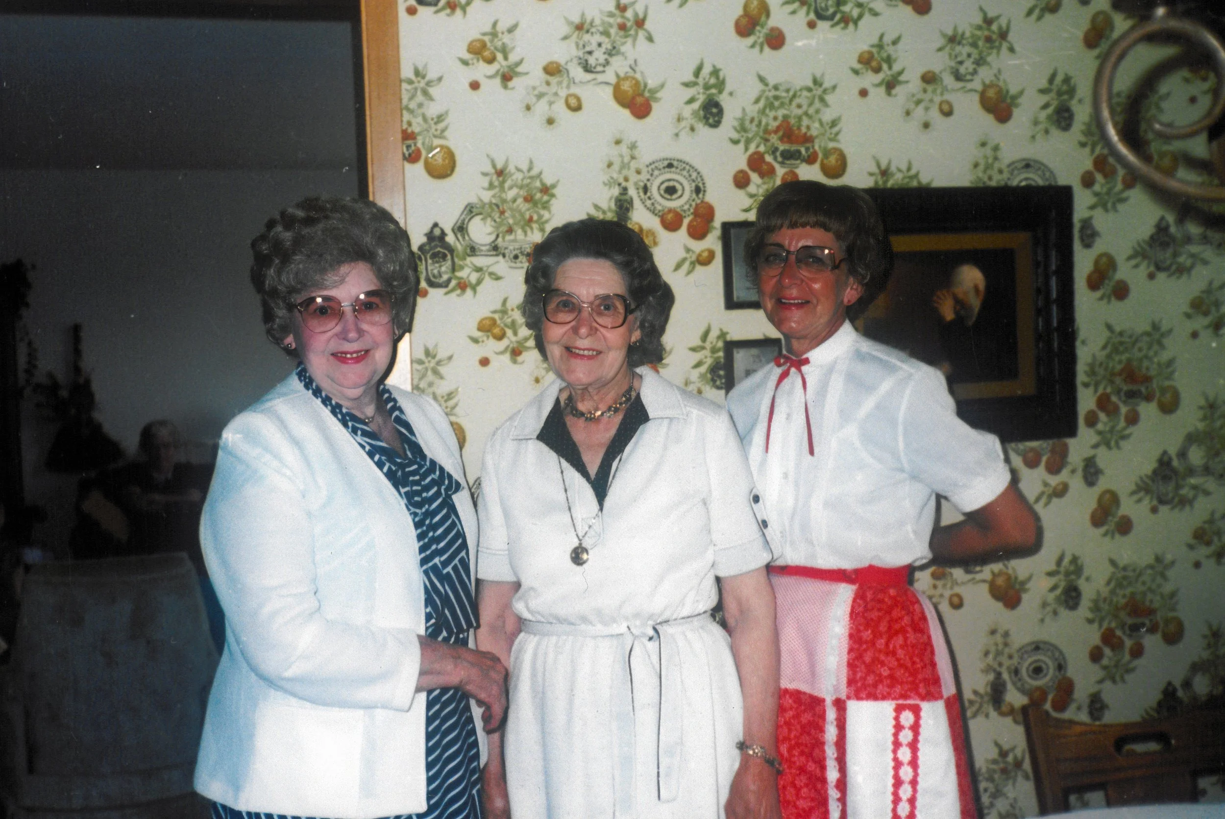 1980s - Emma Johnson, Mae Meier, Pauline Page.