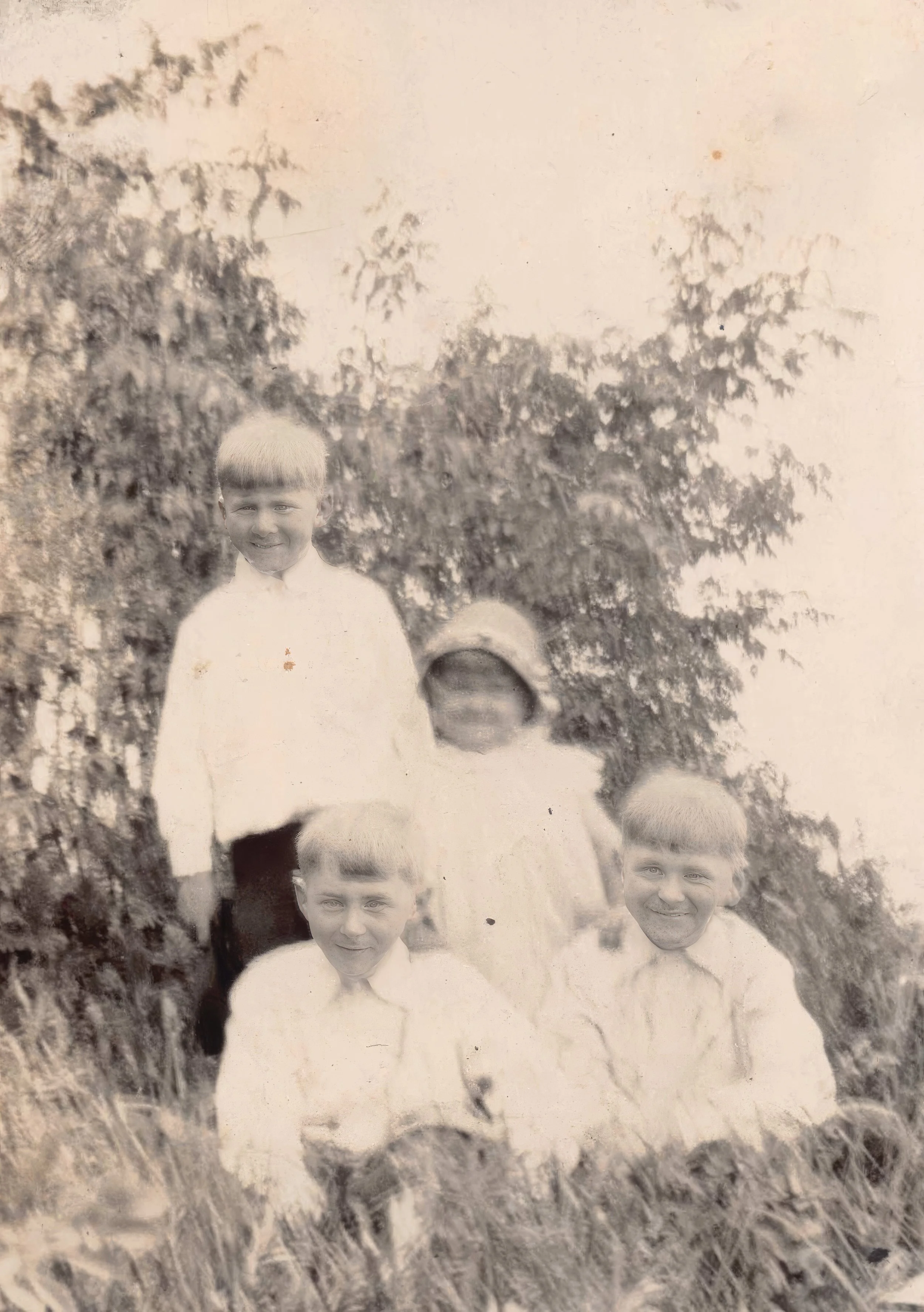 1930s - Canadian Hall cousins.