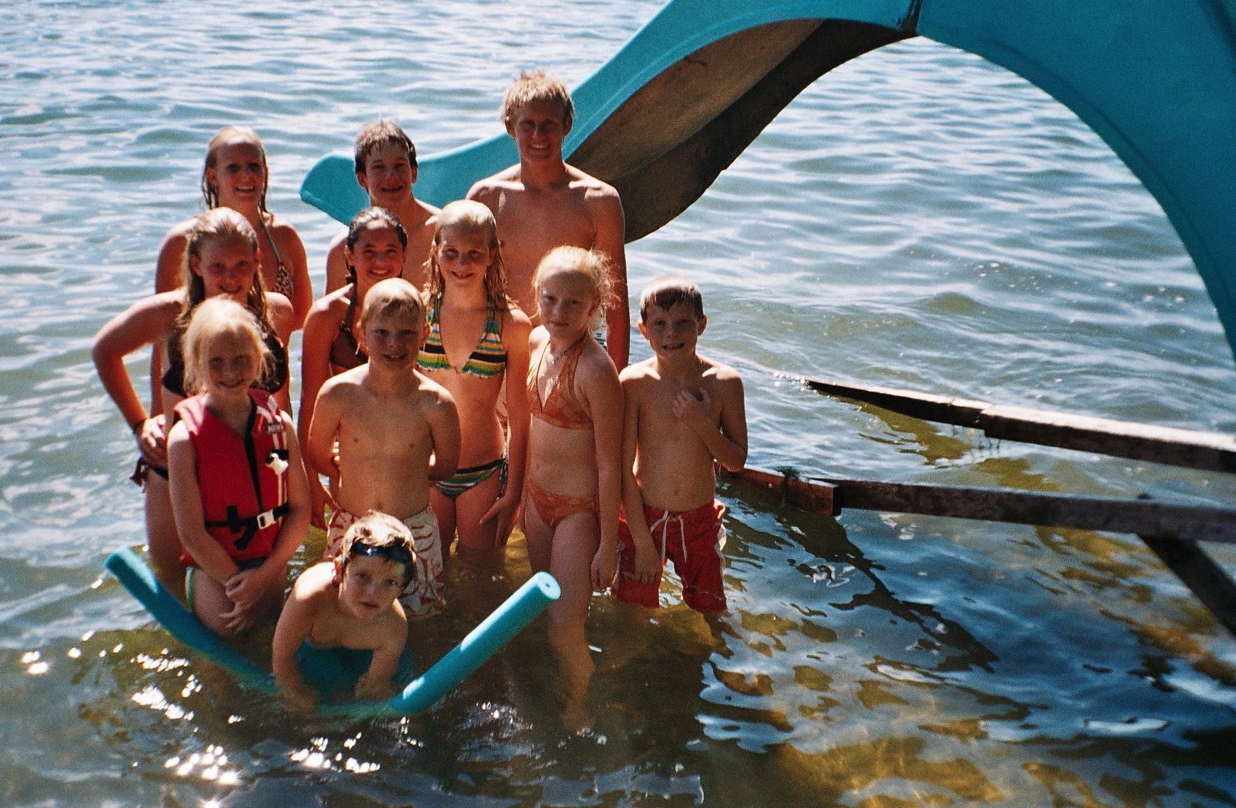 2000s - Harley & JoeAnn Geiger grandkids & friends.