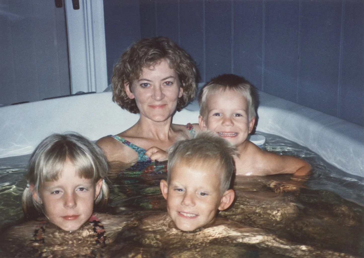 2000s - Andrea, Travis, & Dane Jensen with Linnea Geiger.
