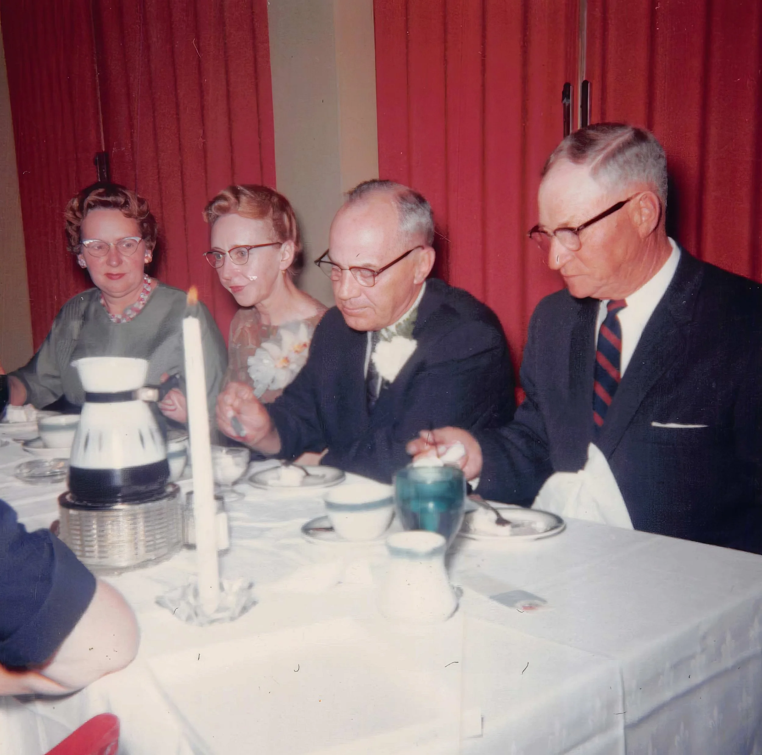 1962 - Emma, Caroline, Mike, & John Johnson.