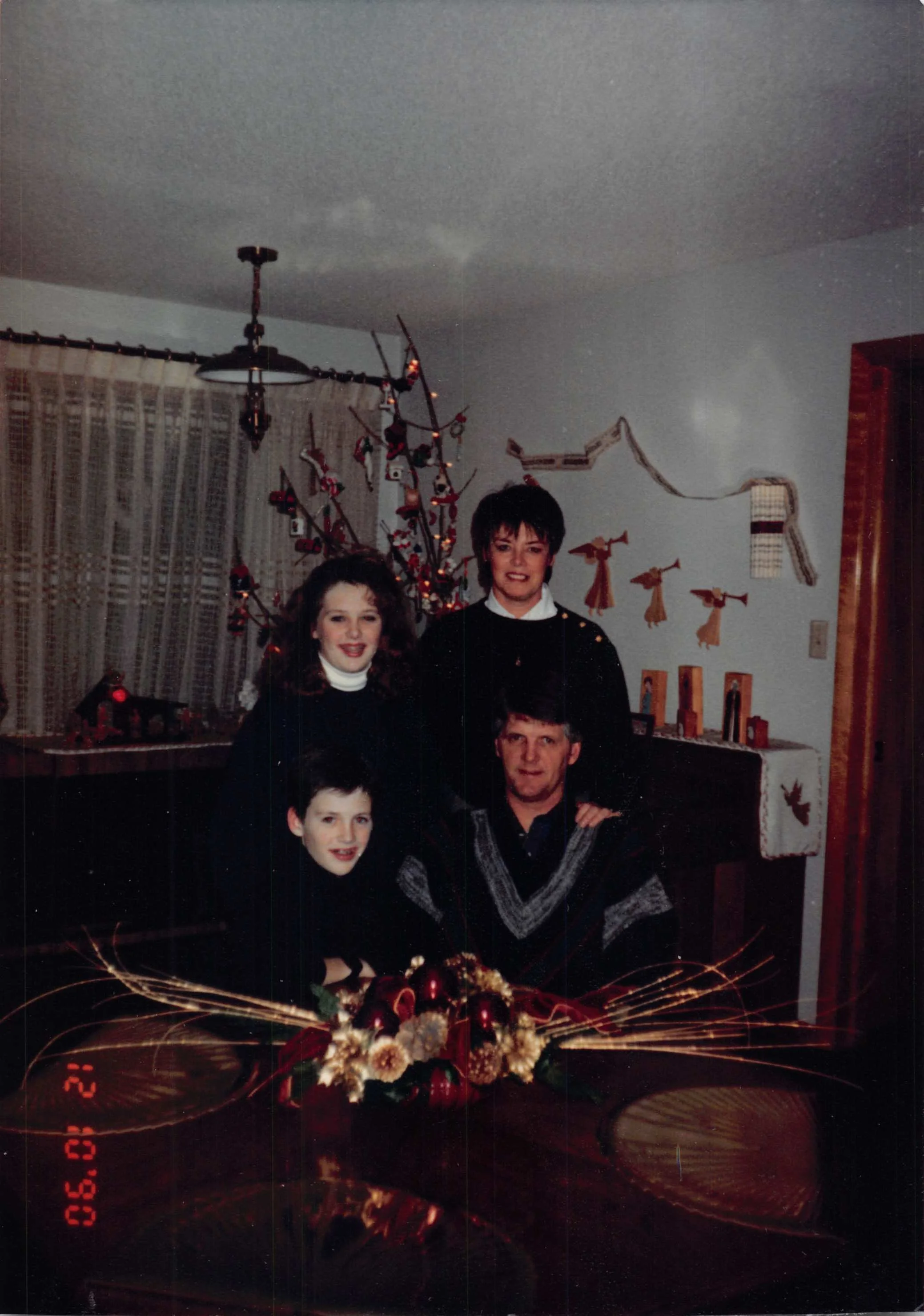 1990 - TJ, Jodi, Greg, & Ruth Hall.