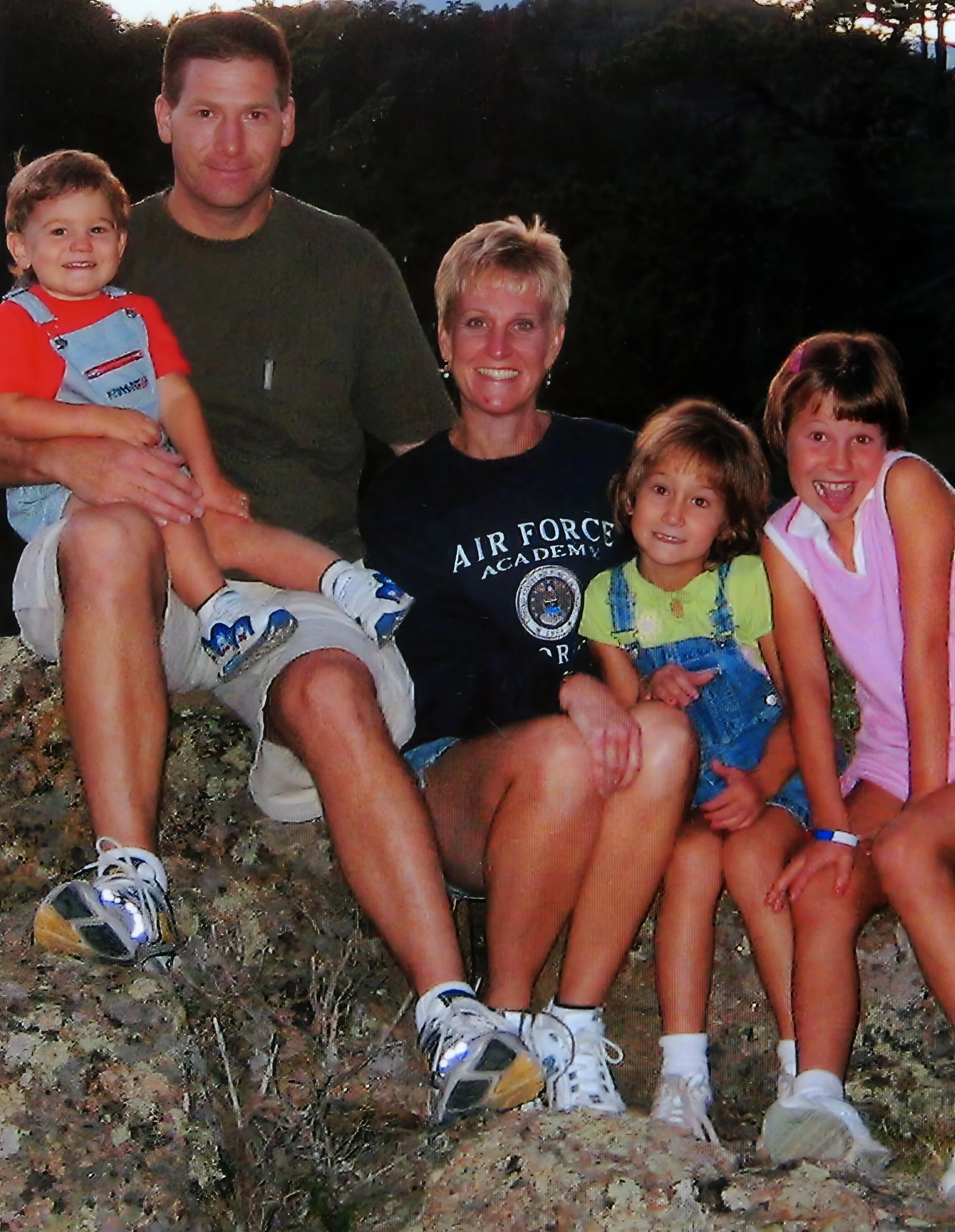 2000s - Ethan, Rich, Bethann, Amanda, & Celia Frattarelli.