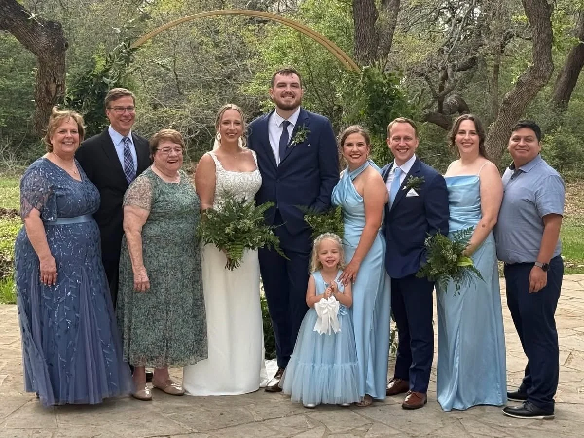 2026 - Curt & Kami (Hammer) Connell's family - at Sarah (Connell) & Josh White's wedding.