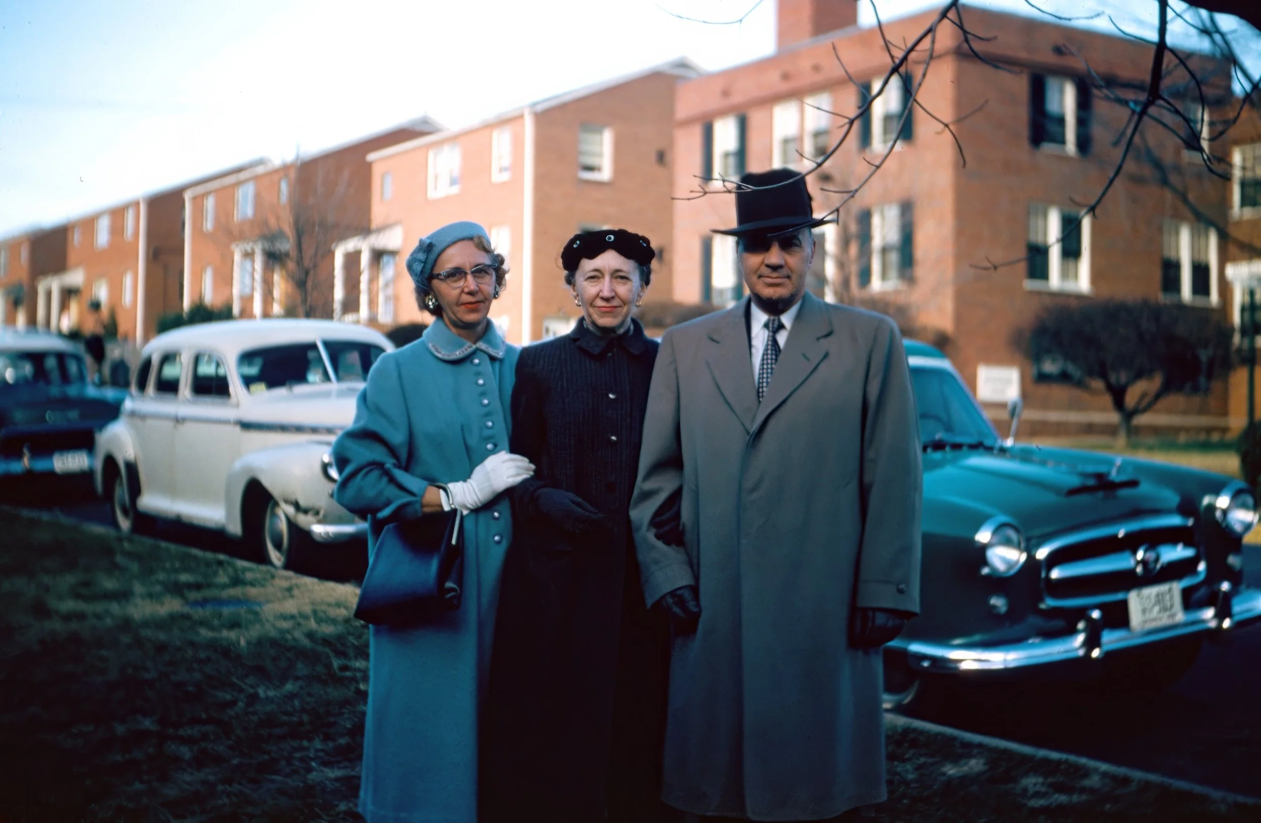 1950s - Rose Bolstad, Caroline & Mike Johnson.