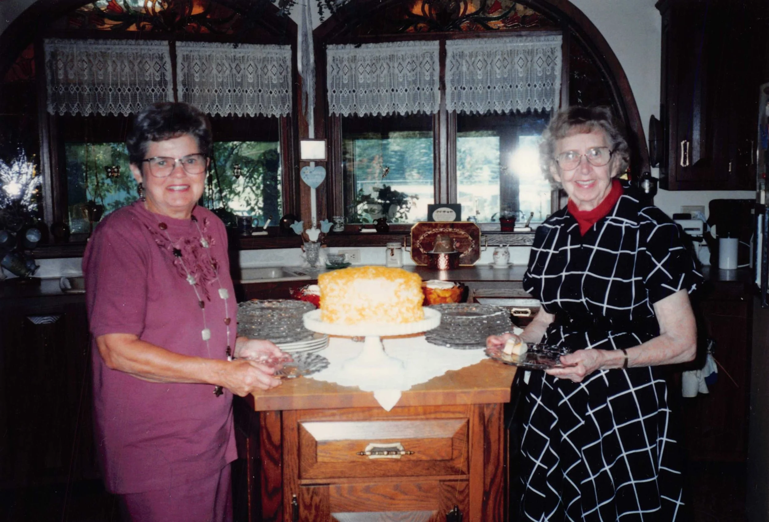 1995 - Wanda (Samson) Hall & Rose Bolstad.