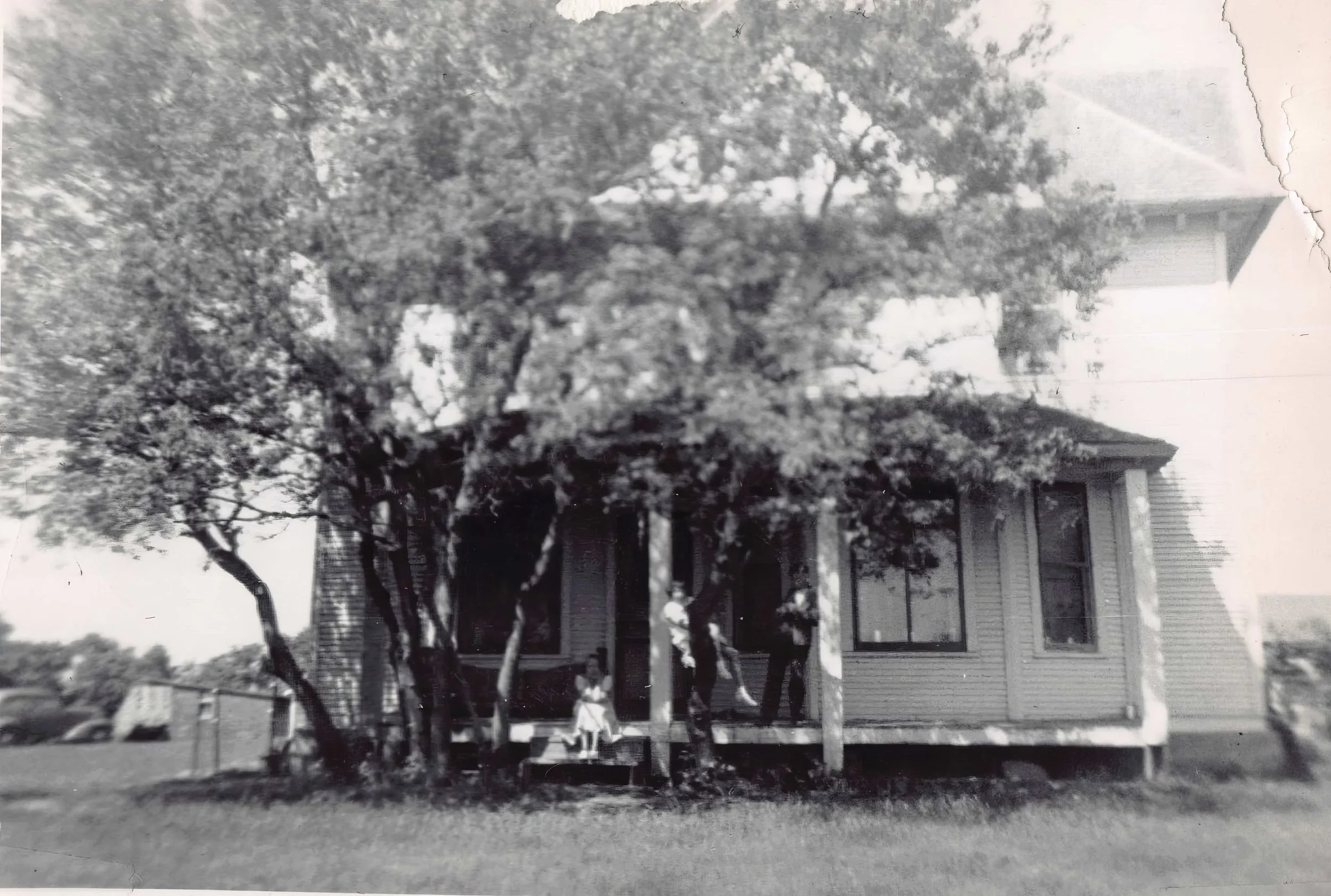 1950s - Louis & Mae Meier home near Fairdale, ND.