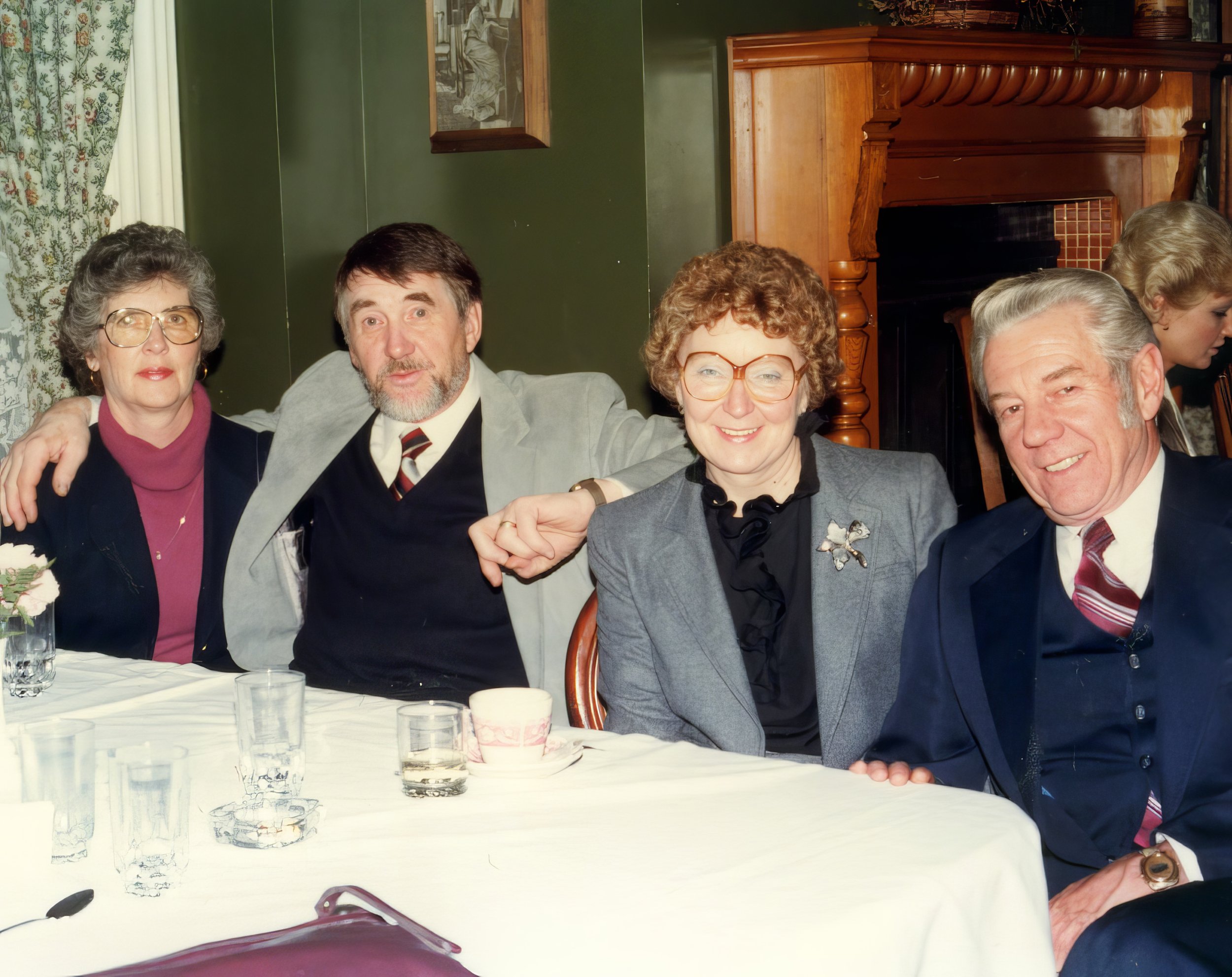 1970s - Beverley & John Hall, Lillian & Steve Helgason.