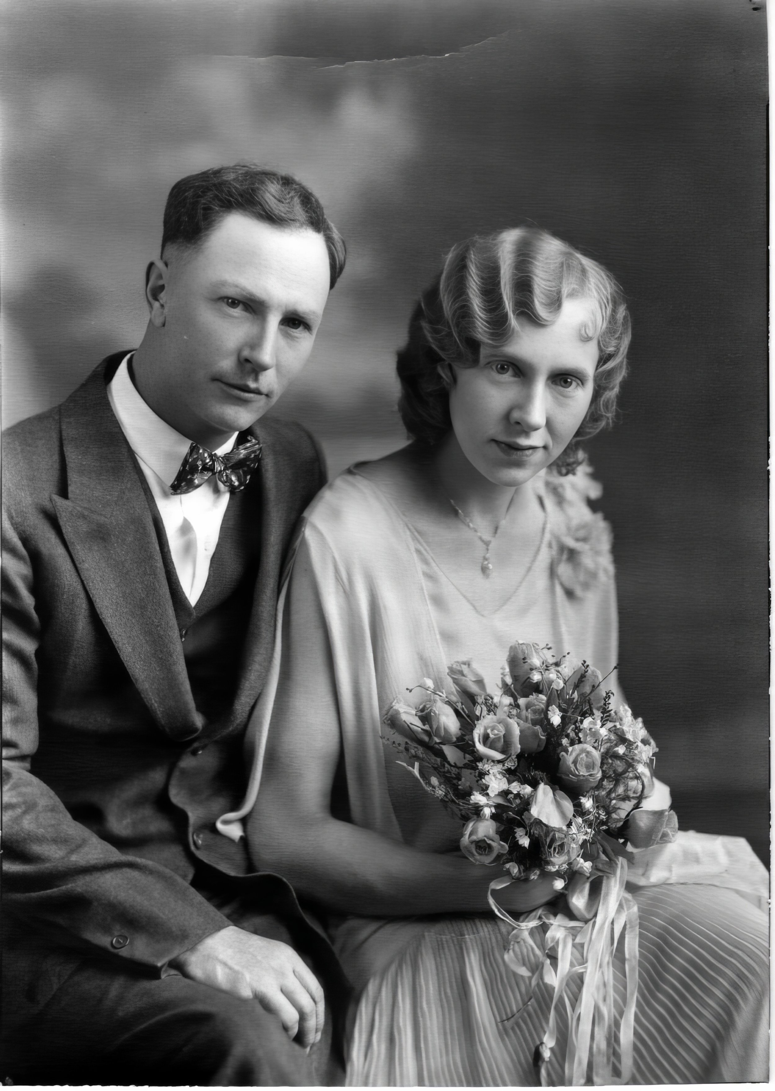 1931 - John & Emma Johnson's wedding.