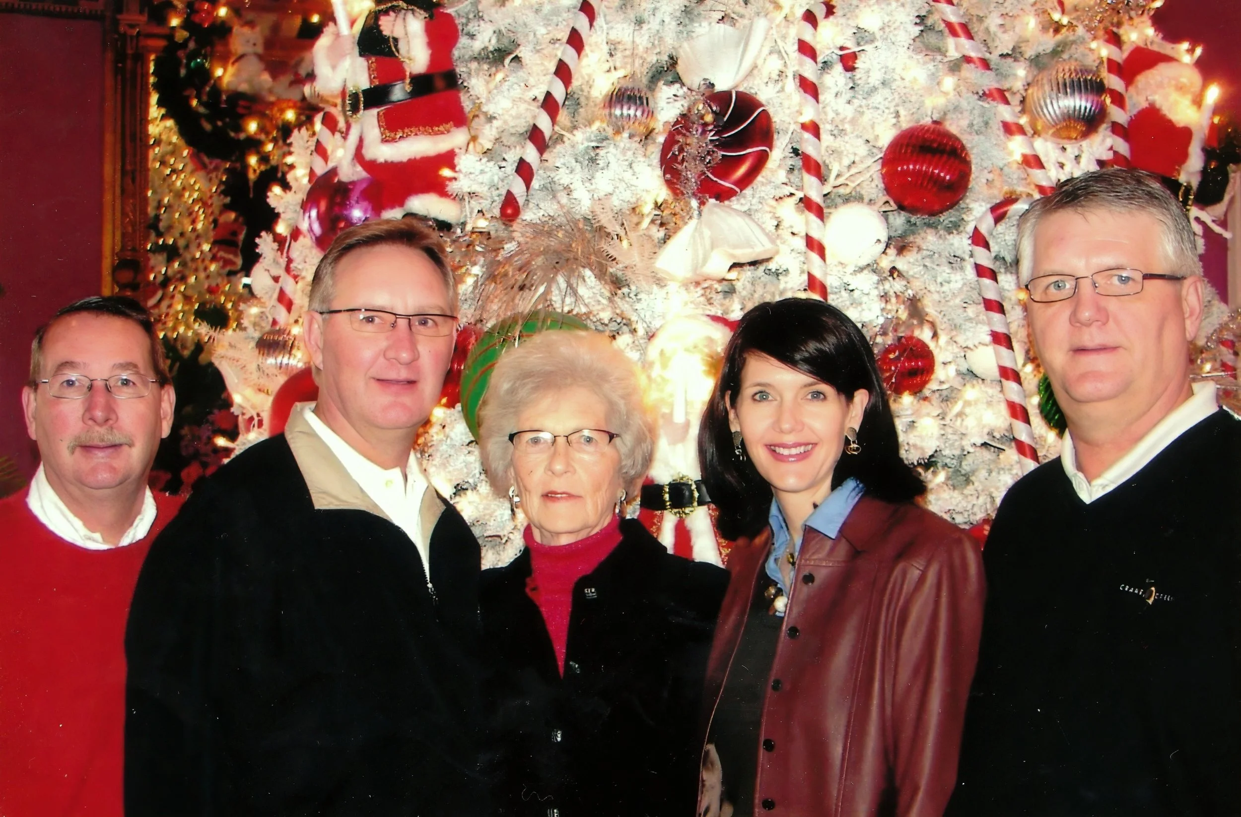 2007 - Rodger, Fred, & Beverley Hall; Connie Simpson; Greg Hall.